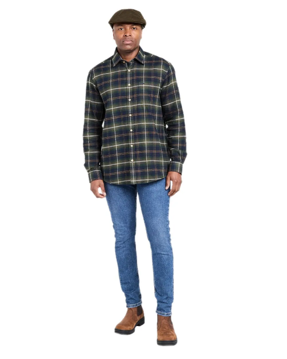 Hoggs of Fife Pitmedden Flannel Check Shirt
