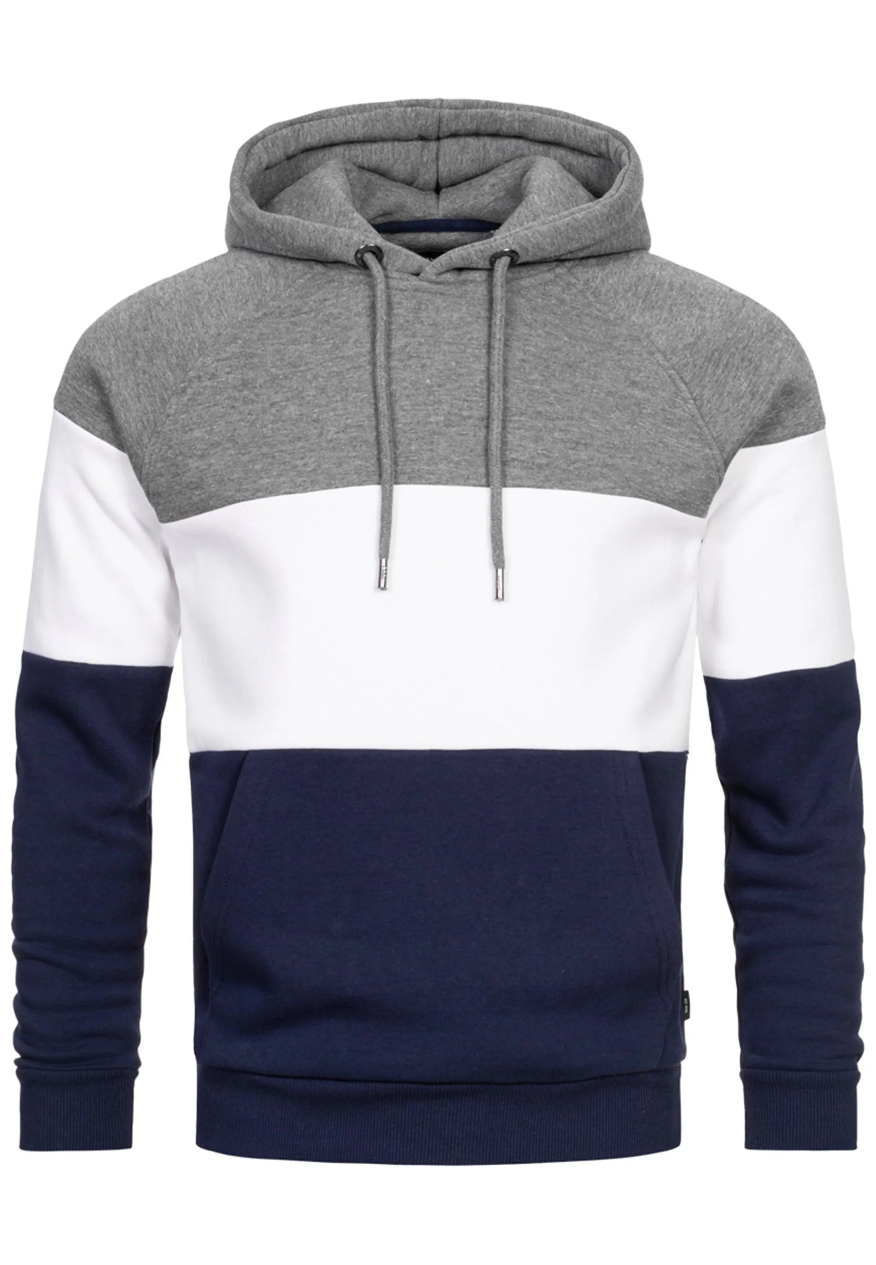 Indicode Herren Donta Sweatshirt mit Kapuze 3-farbig