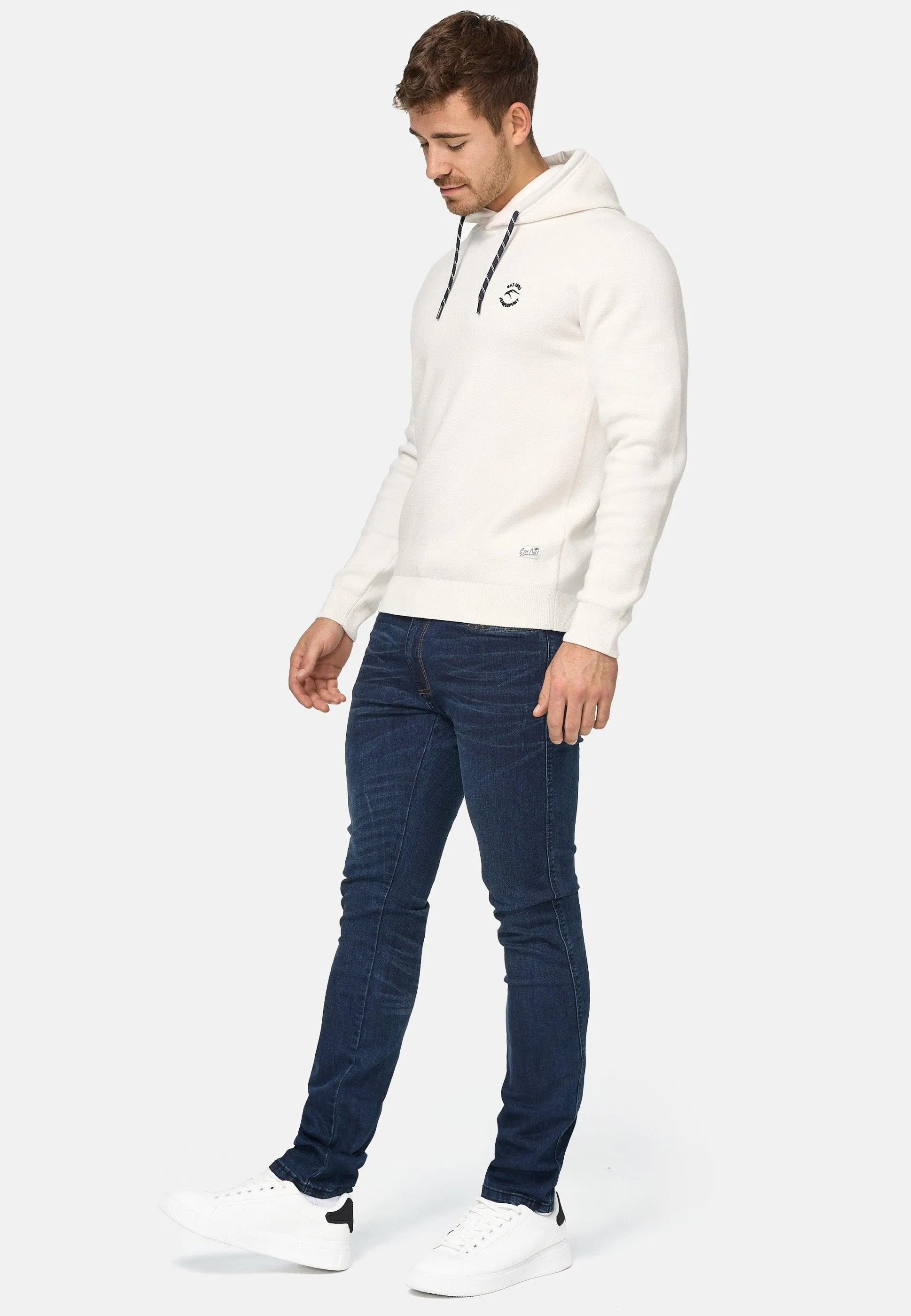 Indicode Herren Jake Super Stretch Jeanshose aus 90% Baumwolle mit 5 Taschen