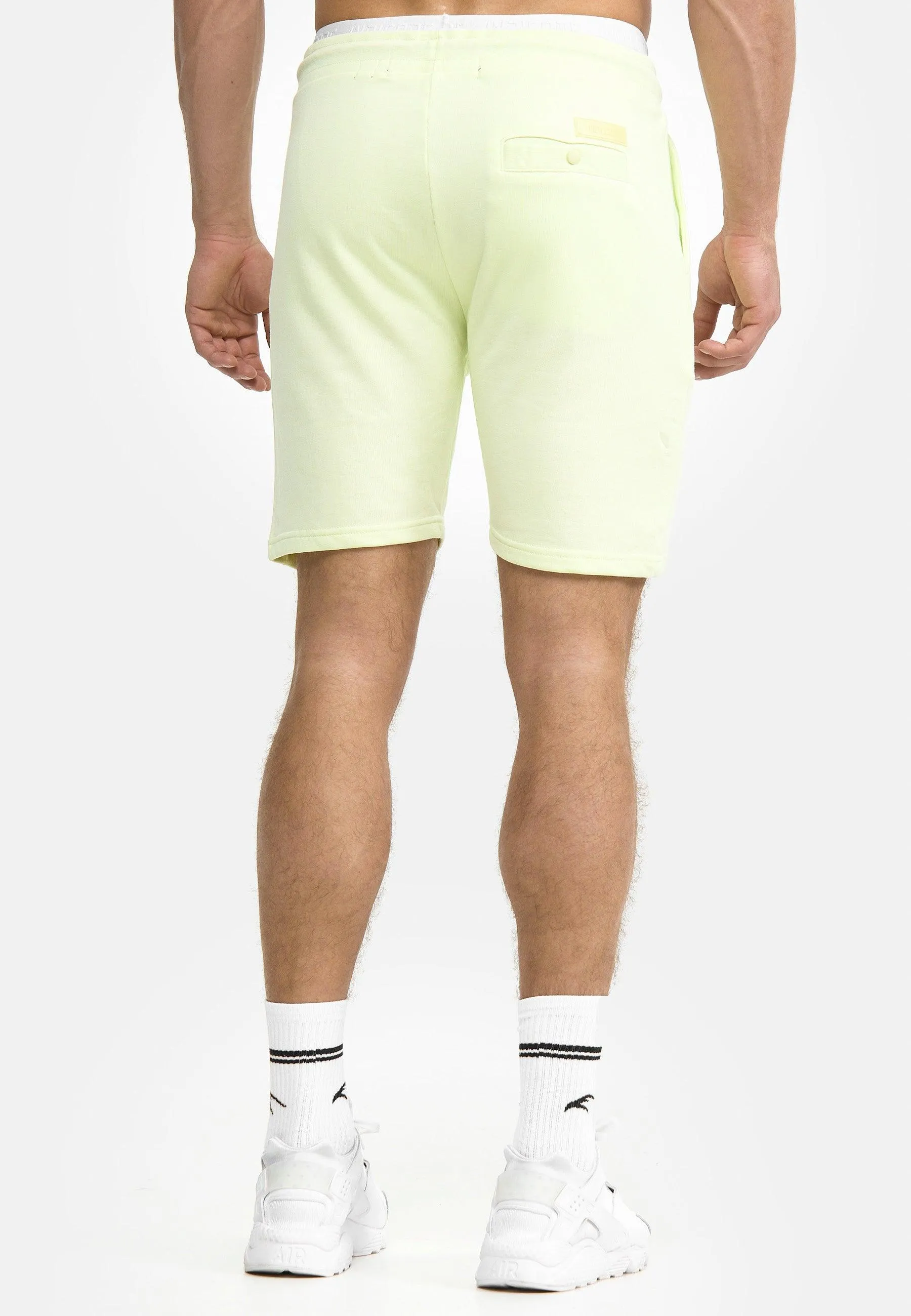 Indicode Herren Yates Sweatshorts mit Kordelzug und 3 Taschen