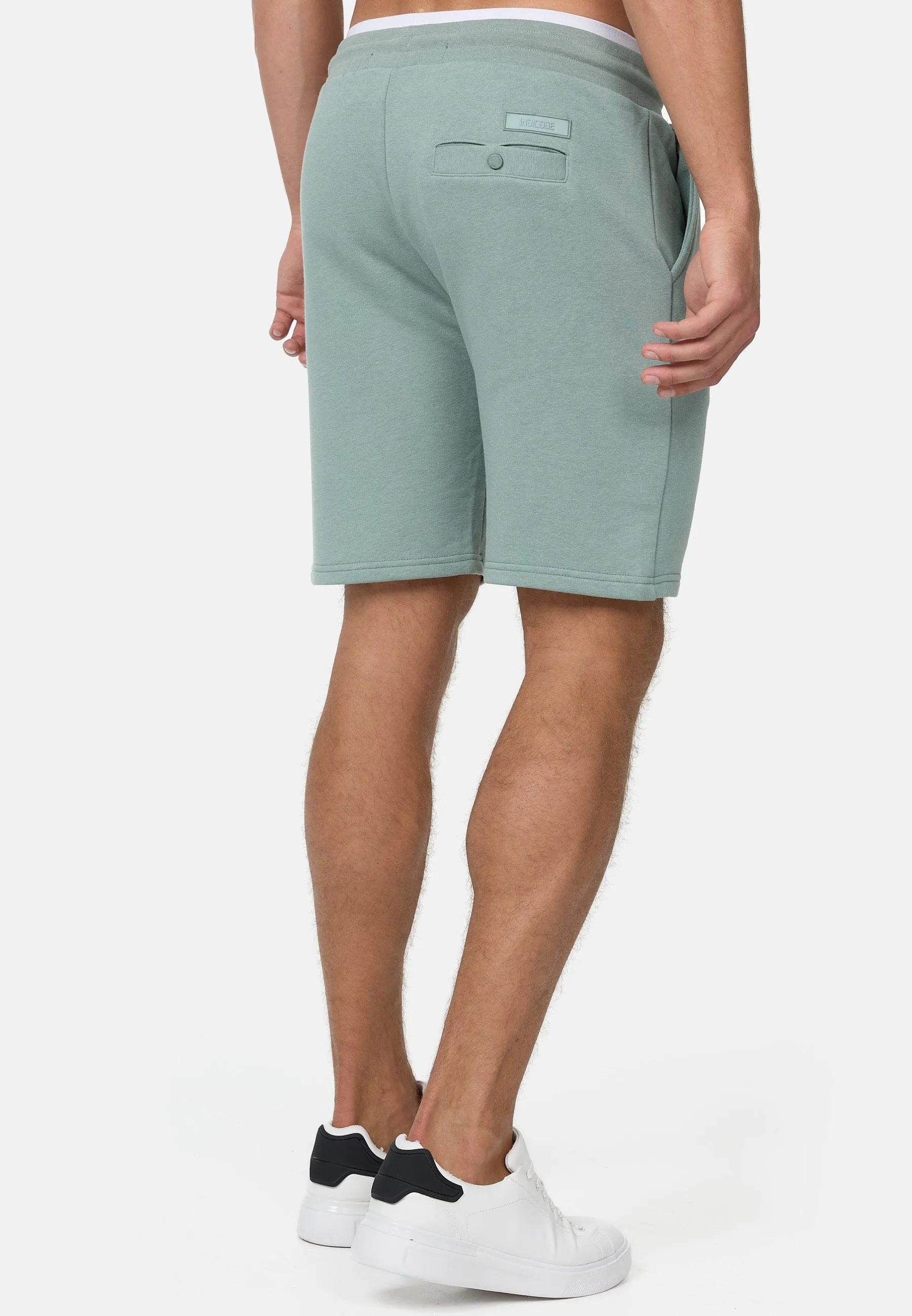 Indicode Herren Yates Sweatshorts mit Kordelzug und 3 Taschen