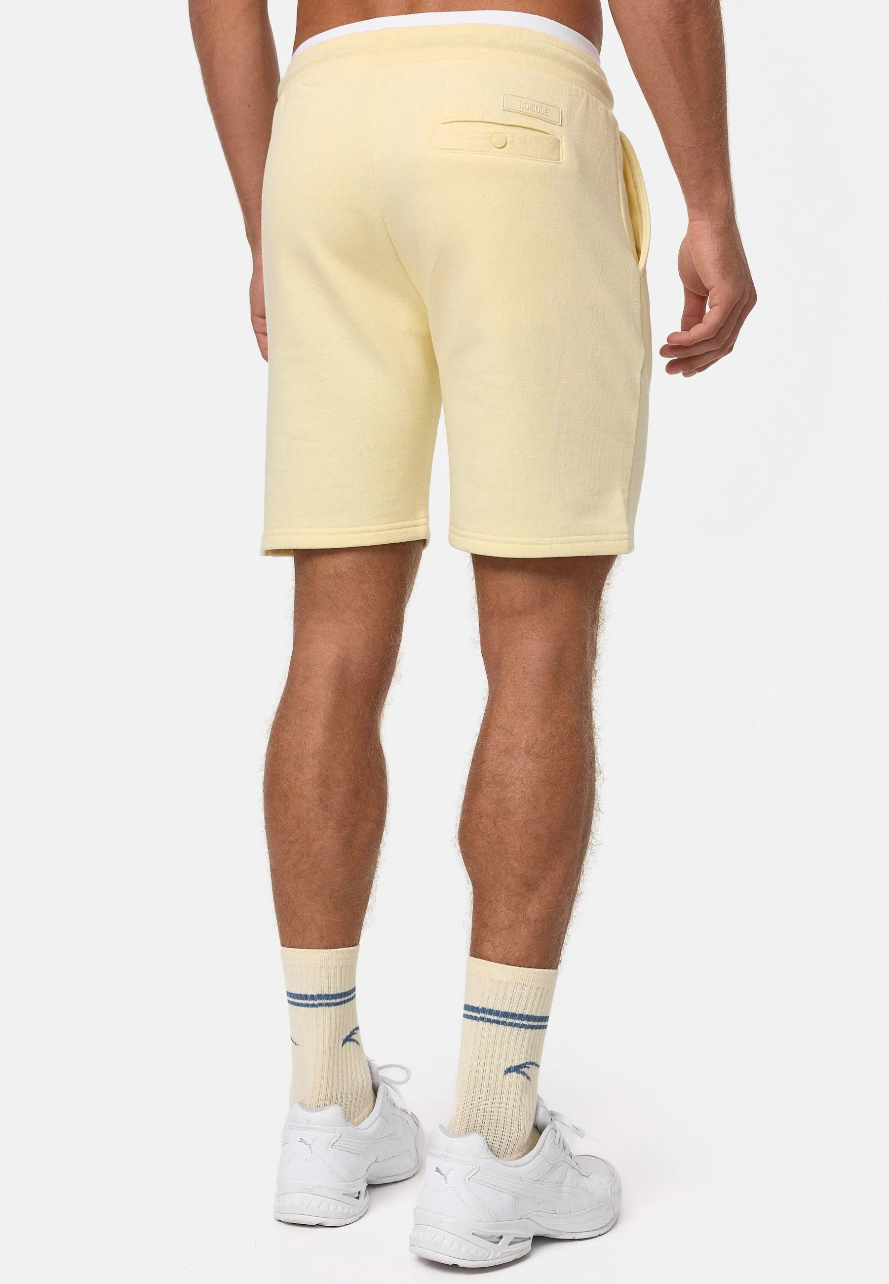 Indicode Herren Yates Sweatshorts mit Kordelzug und 3 Taschen