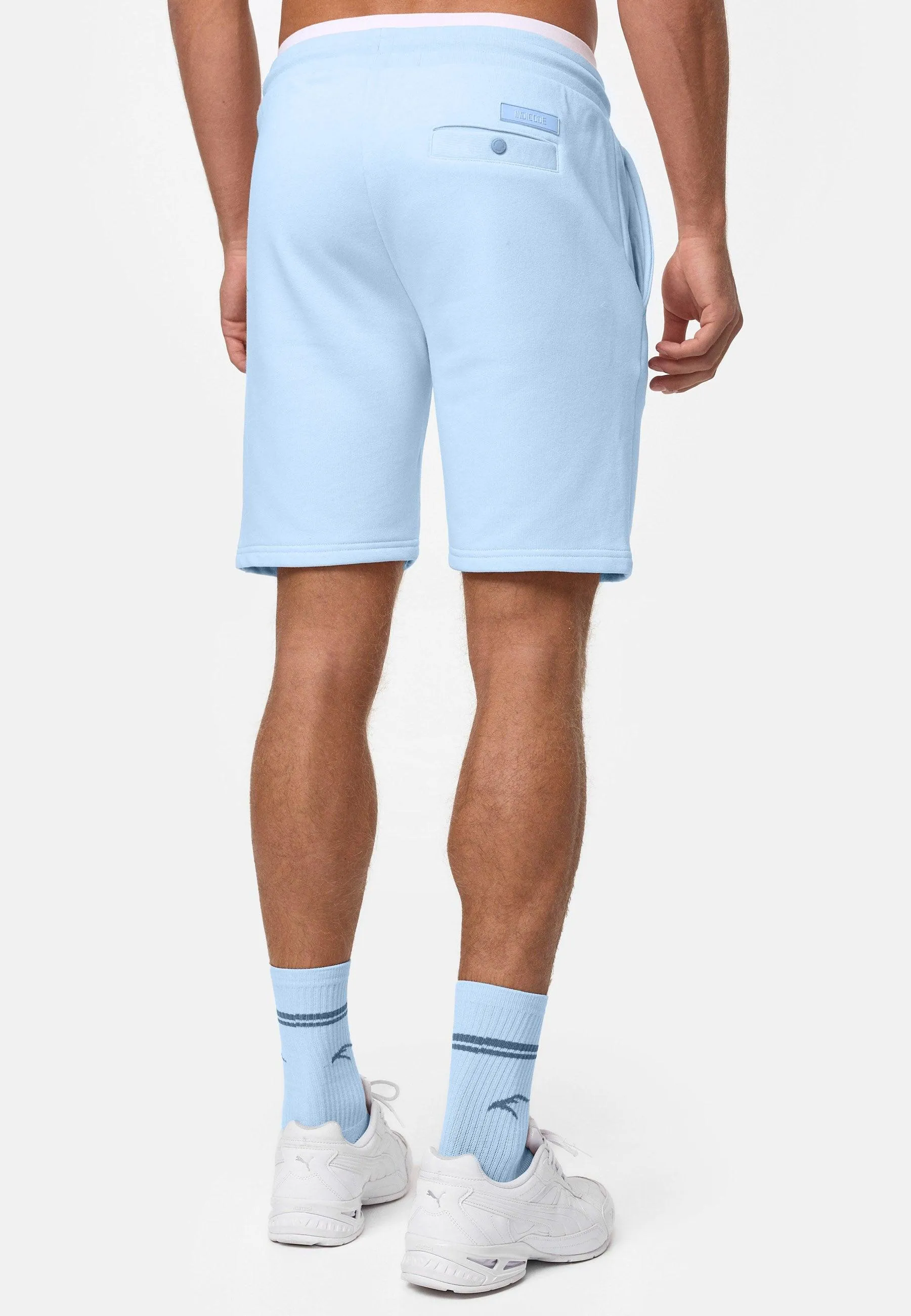 Indicode Herren Yates Sweatshorts mit Kordelzug und 3 Taschen