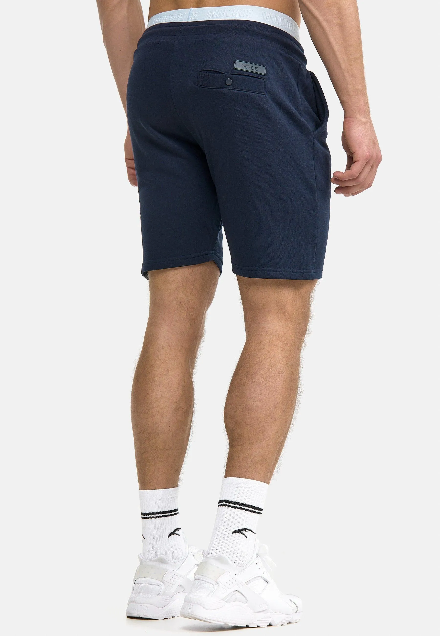 Indicode Herren Yates Sweatshorts mit Kordelzug und 3 Taschen