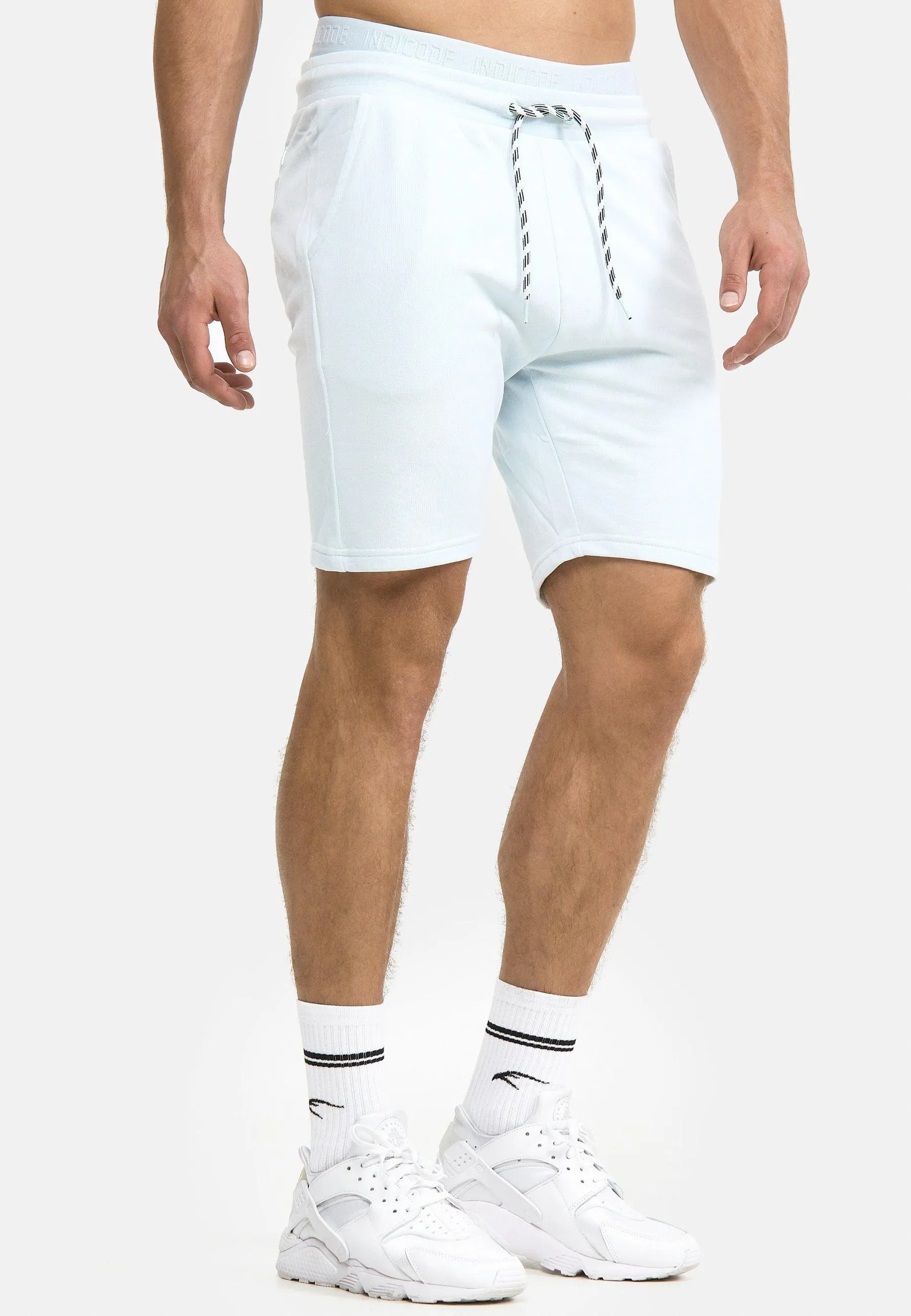 Indicode Herren Yates Sweatshorts mit Kordelzug und 3 Taschen