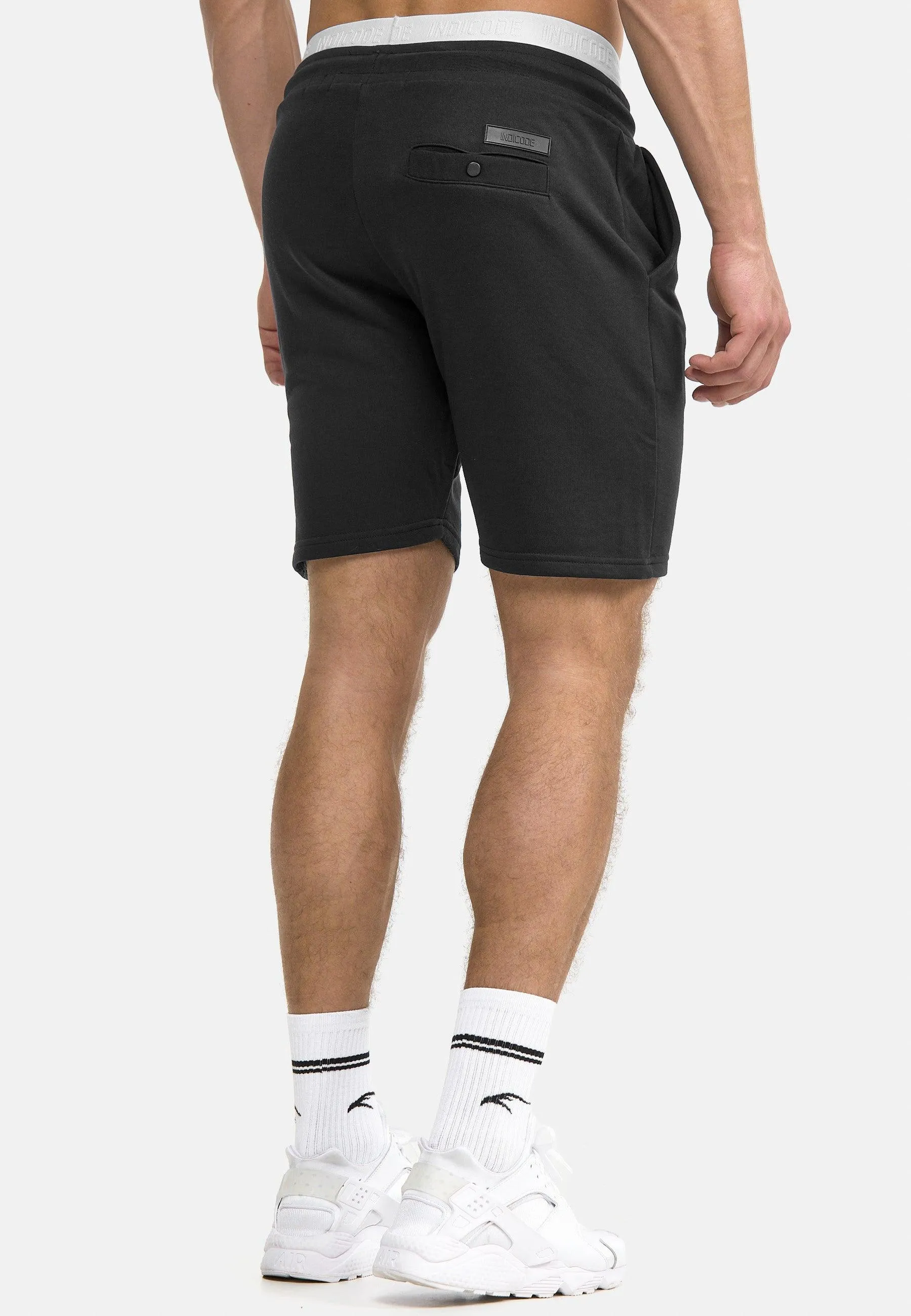 Indicode Herren Yates Sweatshorts mit Kordelzug und 3 Taschen