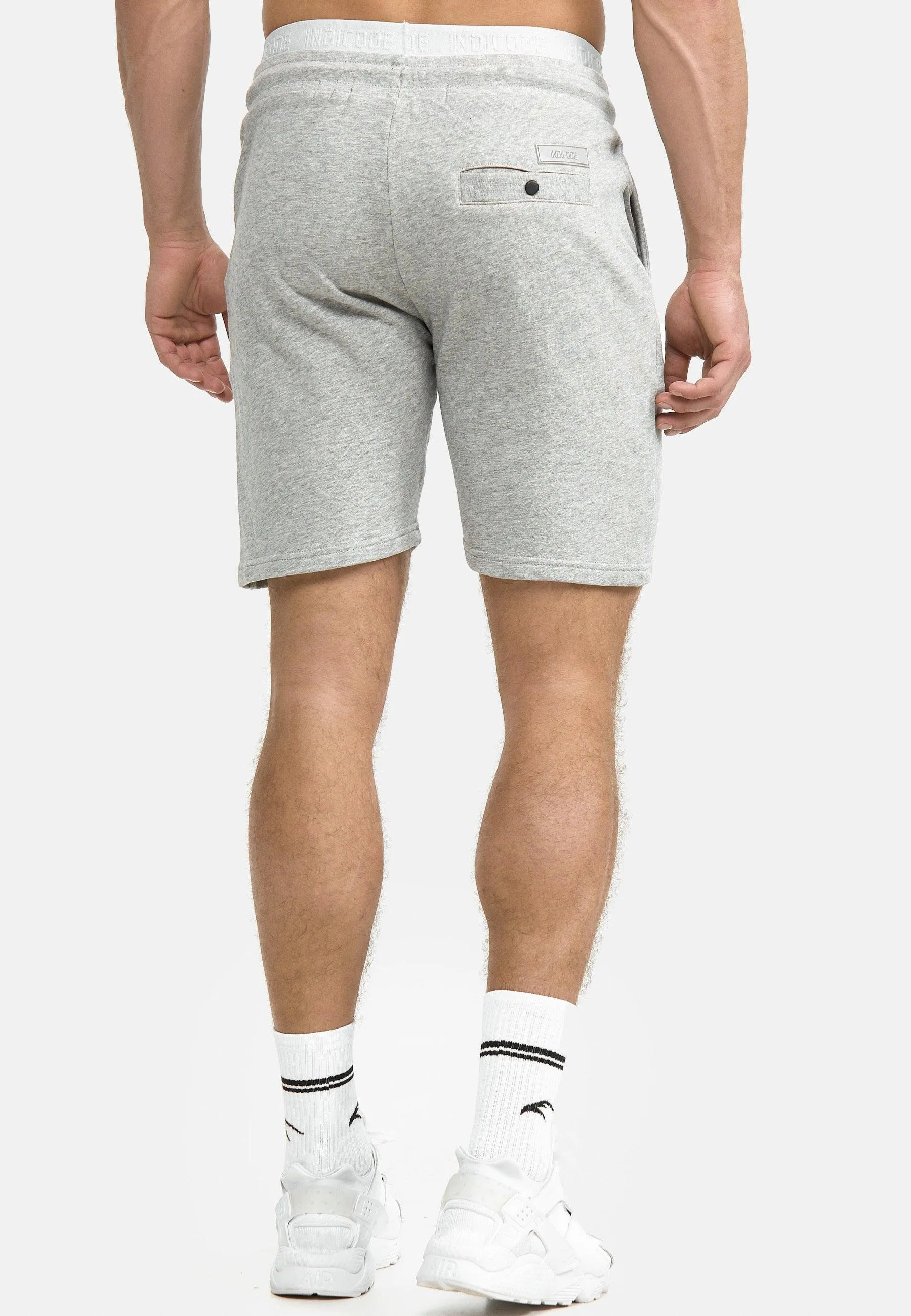 Indicode Herren Yates Sweatshorts mit Kordelzug und 3 Taschen