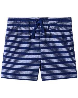 Janie and Jack Striped Terry Pull-On Short