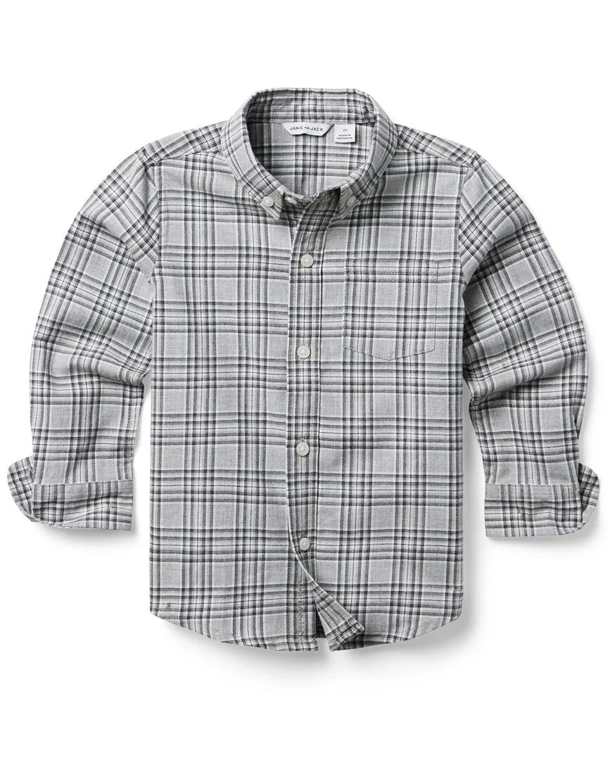Janie and Jack Tartan Flannel Shirt