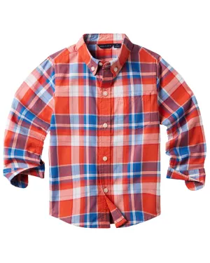 Janie and Jack The Madras Plaid Shirt