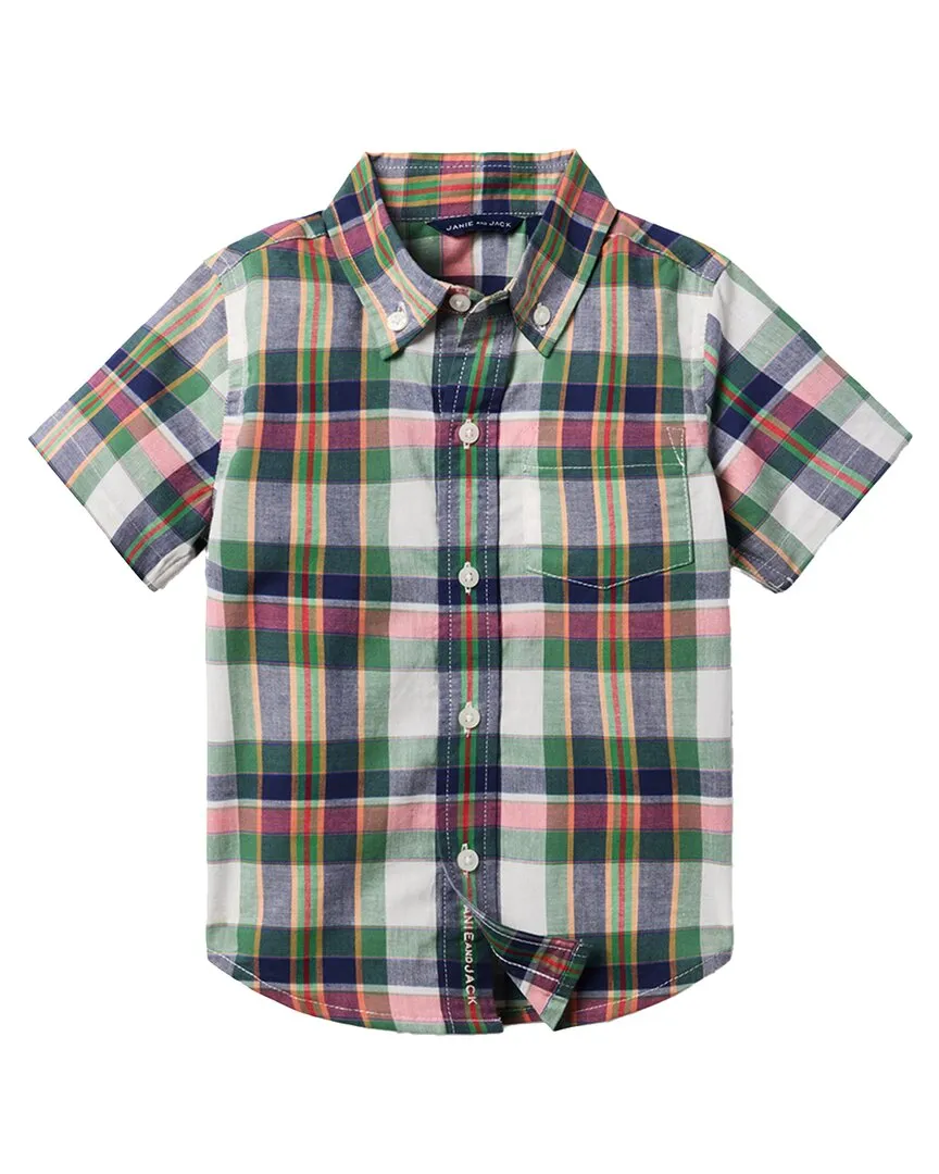Janie and Jack The Madras Plaid Shirt