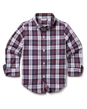 Janie and Jack The Tartan Poplin Shirt