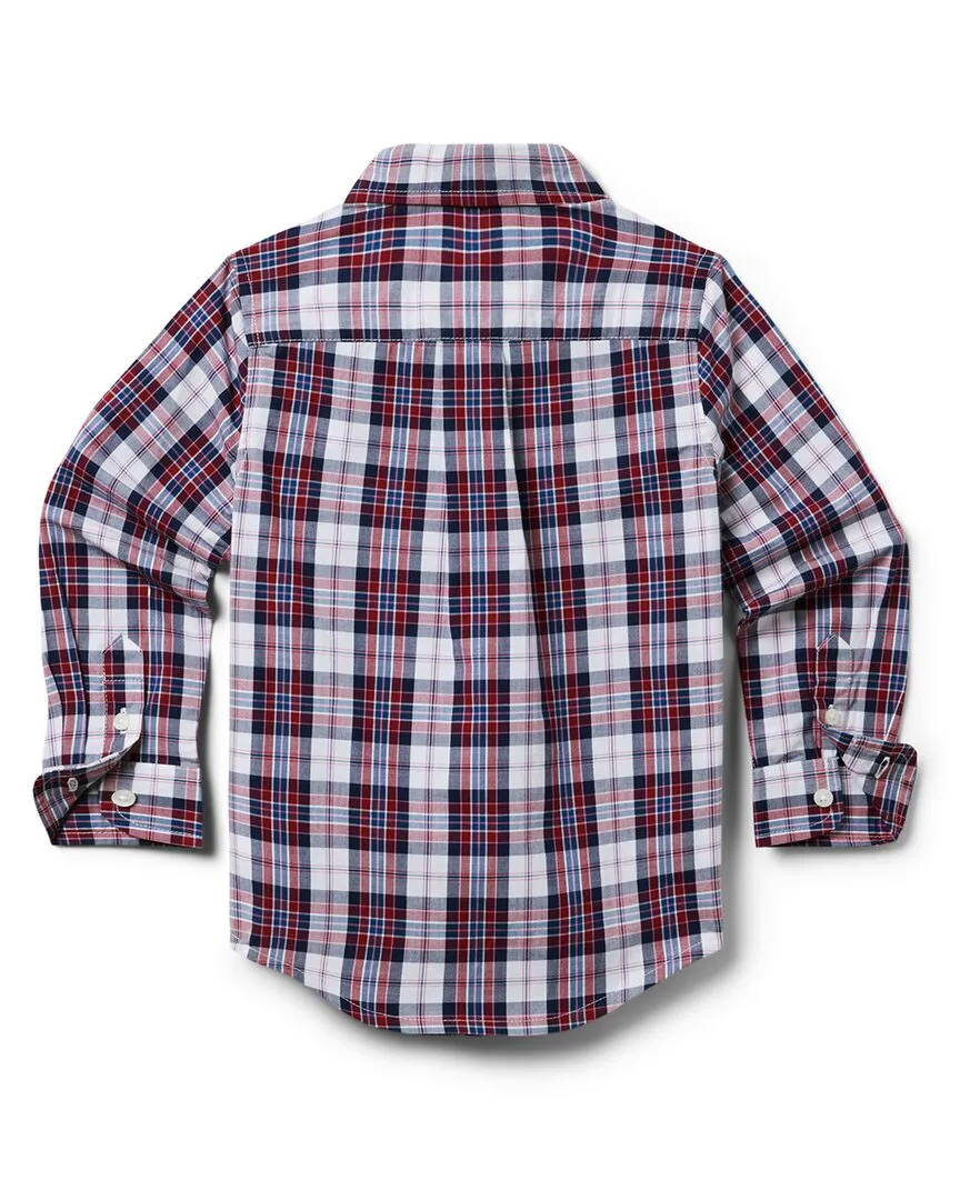 Janie and Jack The Tartan Poplin Shirt