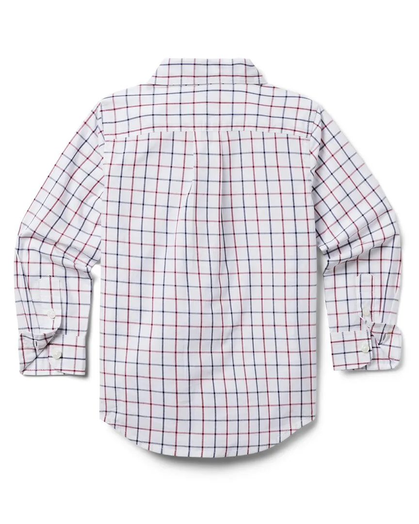 Janie and Jack The Tattersall Poplin Shirt