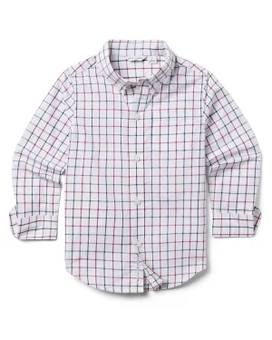 Janie and Jack The Tattersall Poplin Shirt