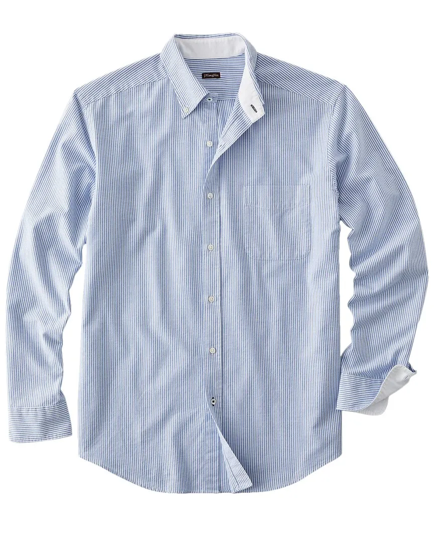 J.McLaughlin Stripe Collis Woven Shirt