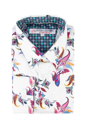John Lennon Denton Shirt White