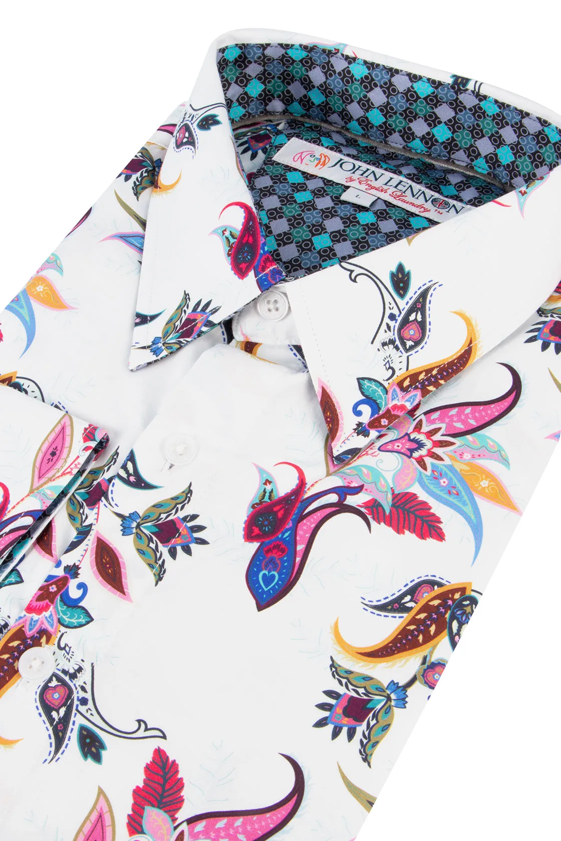 John Lennon Denton Shirt White