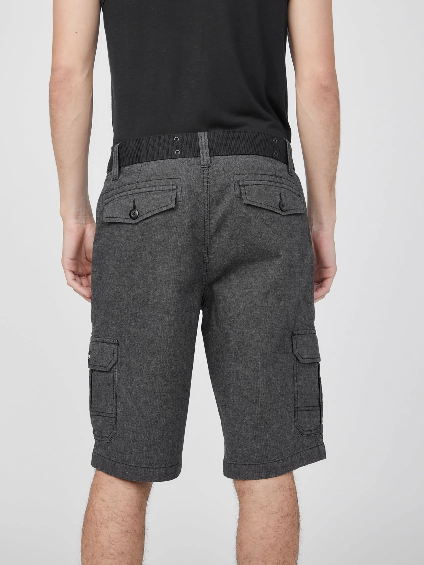 Karl Textured Cargo Shorts