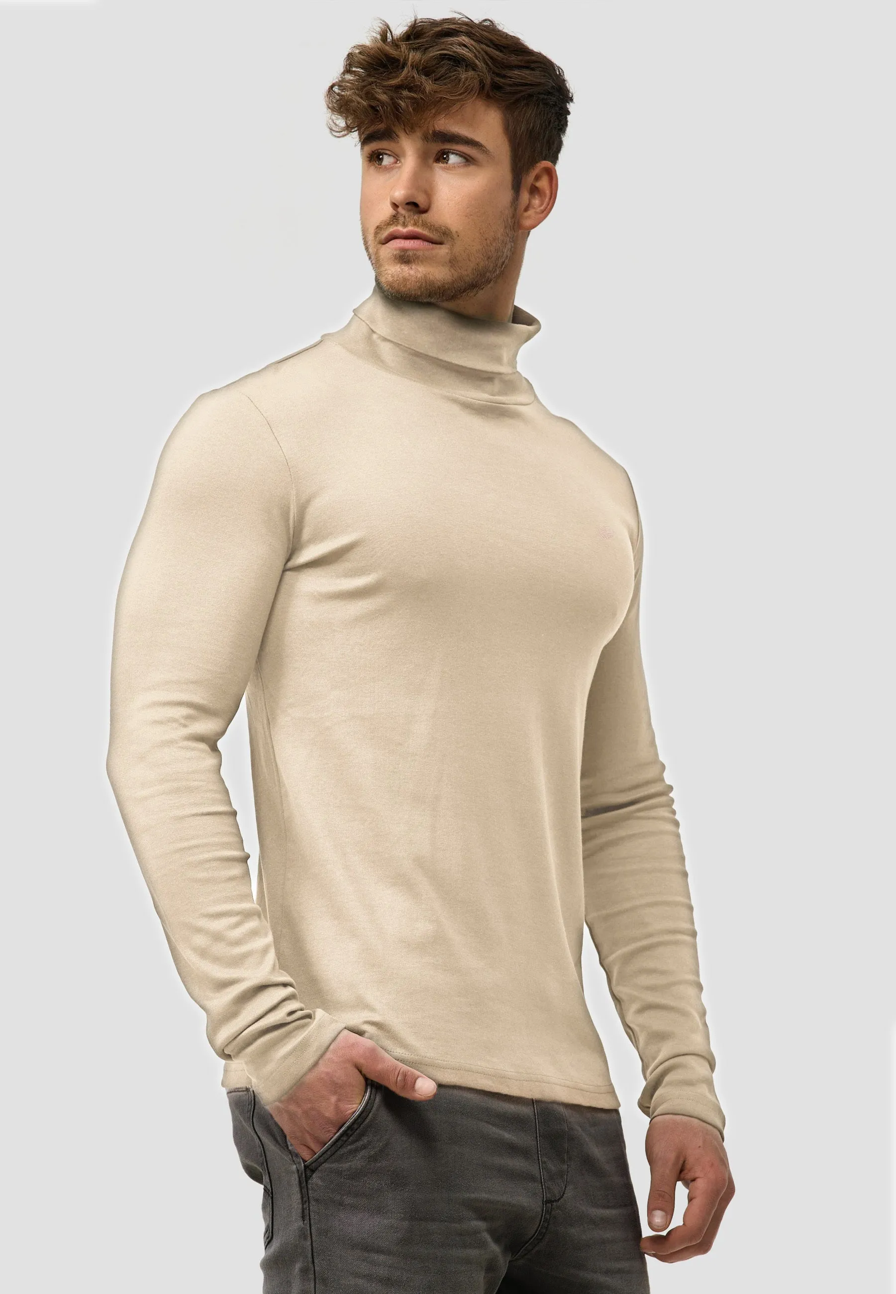 Langarmshirt Rollkragen Eagon