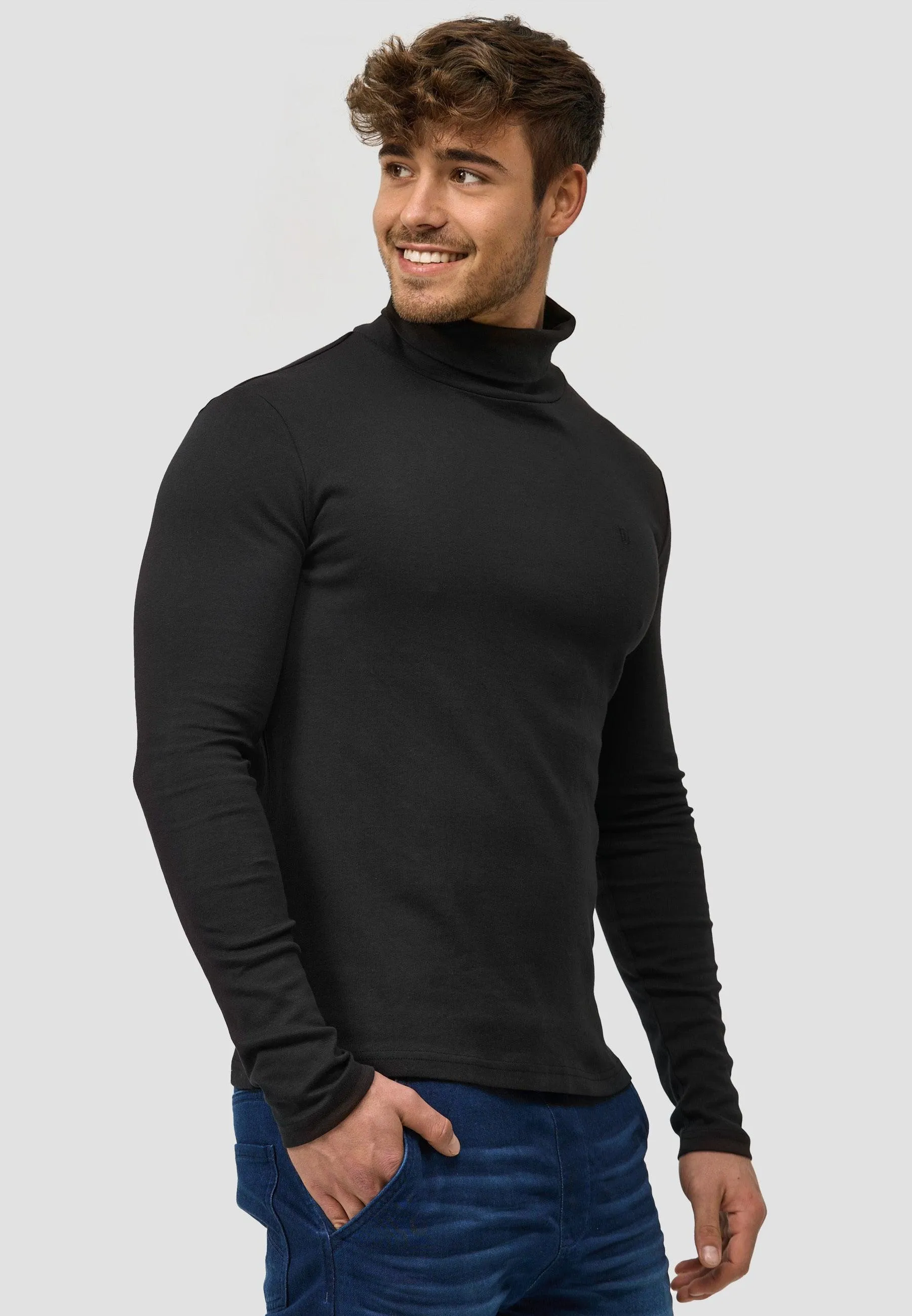 Langarmshirt Rollkragen Eagon