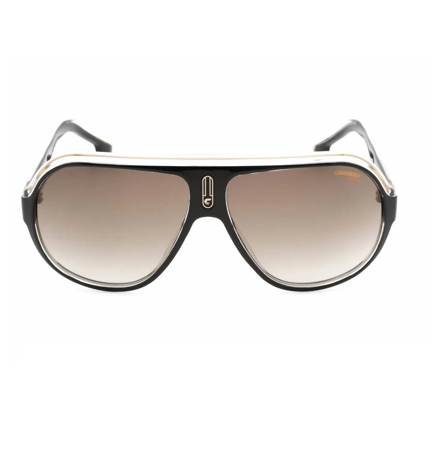 Men's Speedway/n Sunglasses In Black Gold / Brown Gradient