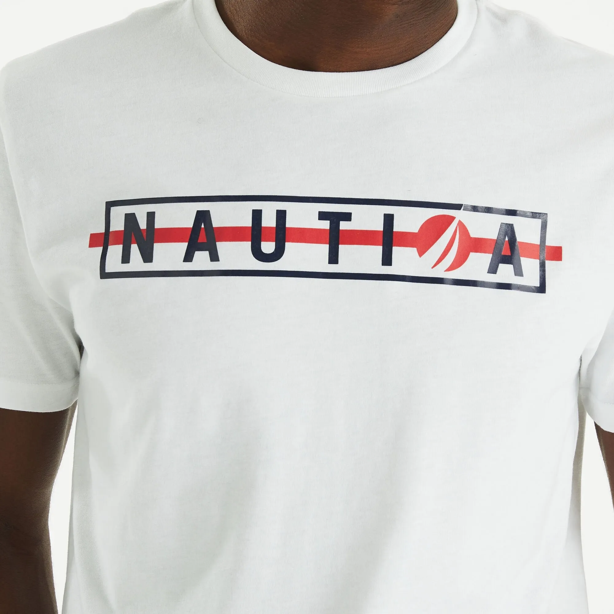 Nautica Mens Deep Sea Racing Graphic T-Shirt