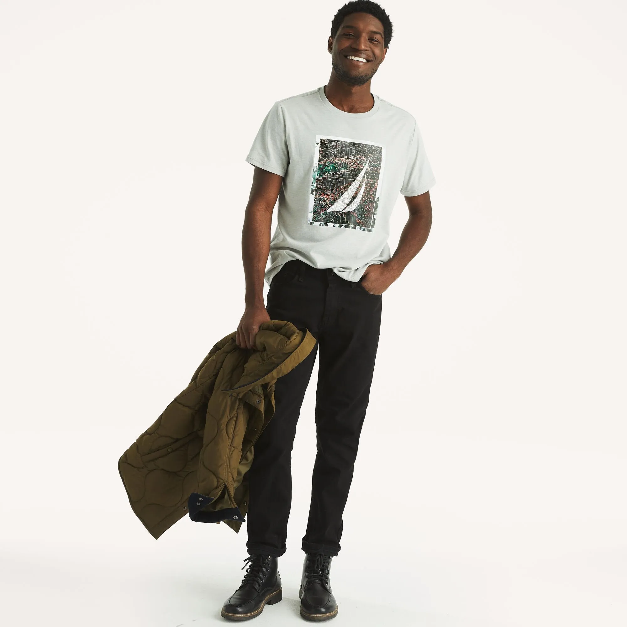 Nautica Mens J-Class Graphic T-Shirt