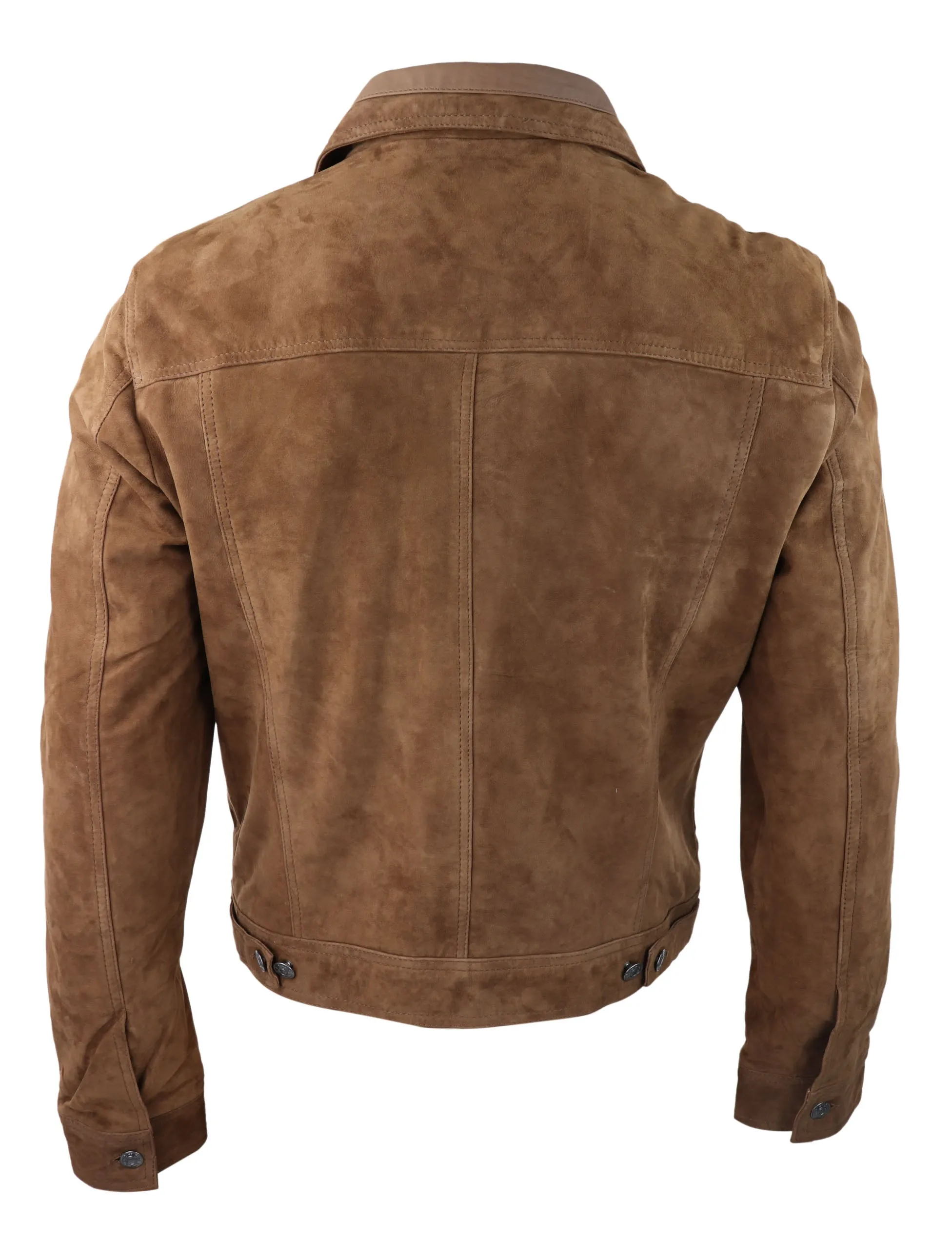Navy Suede Jacket Leather Biker Vintage