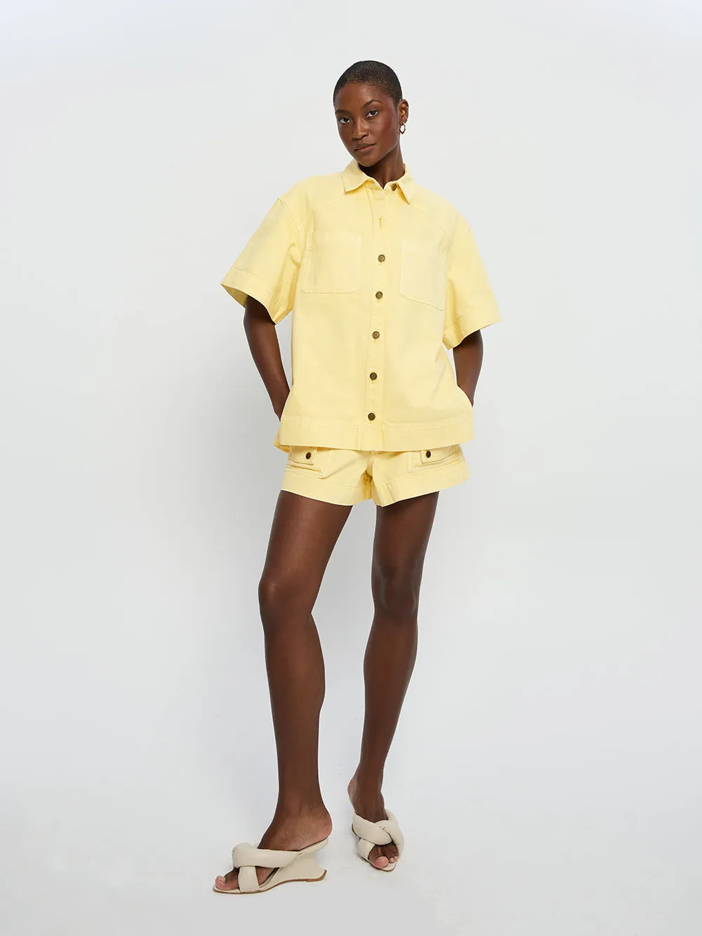 Paloma Denim Shirt - Butter