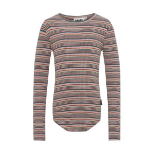Pink Striped Longsleeve T-shirts