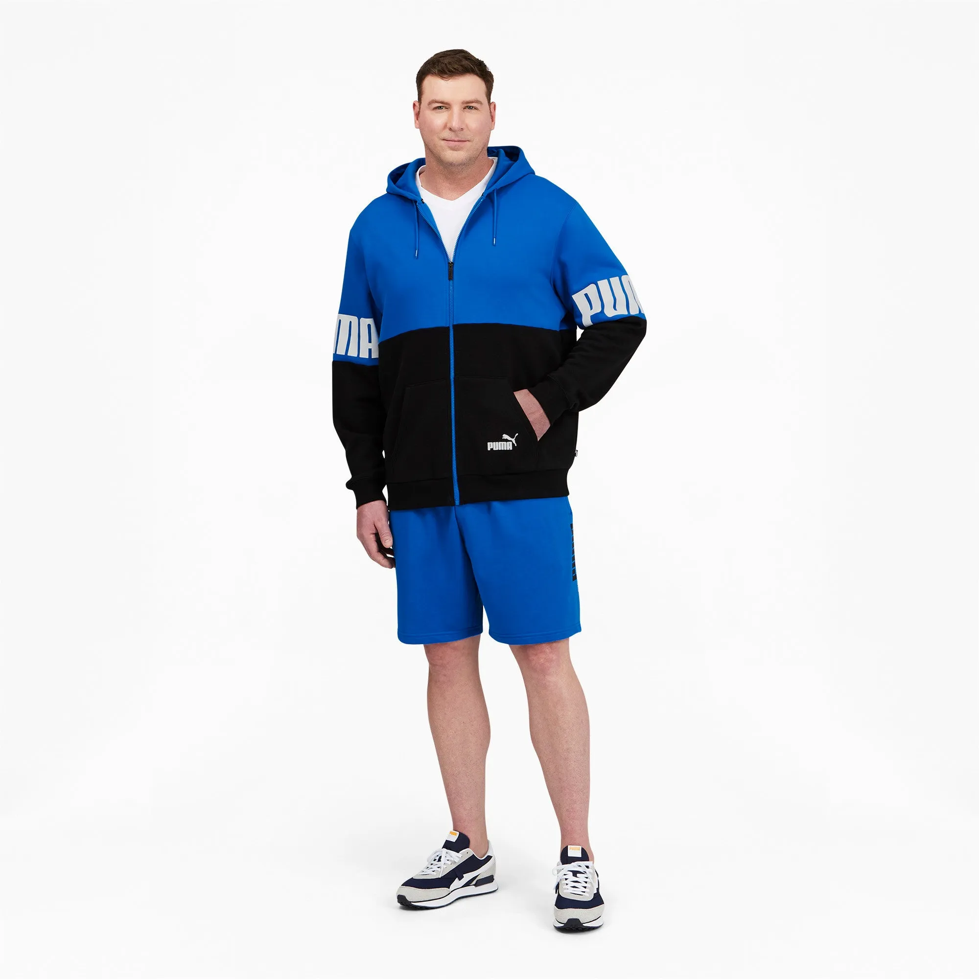 PUMA Men's POWER Logo 8" Training Shorts Big & Tall