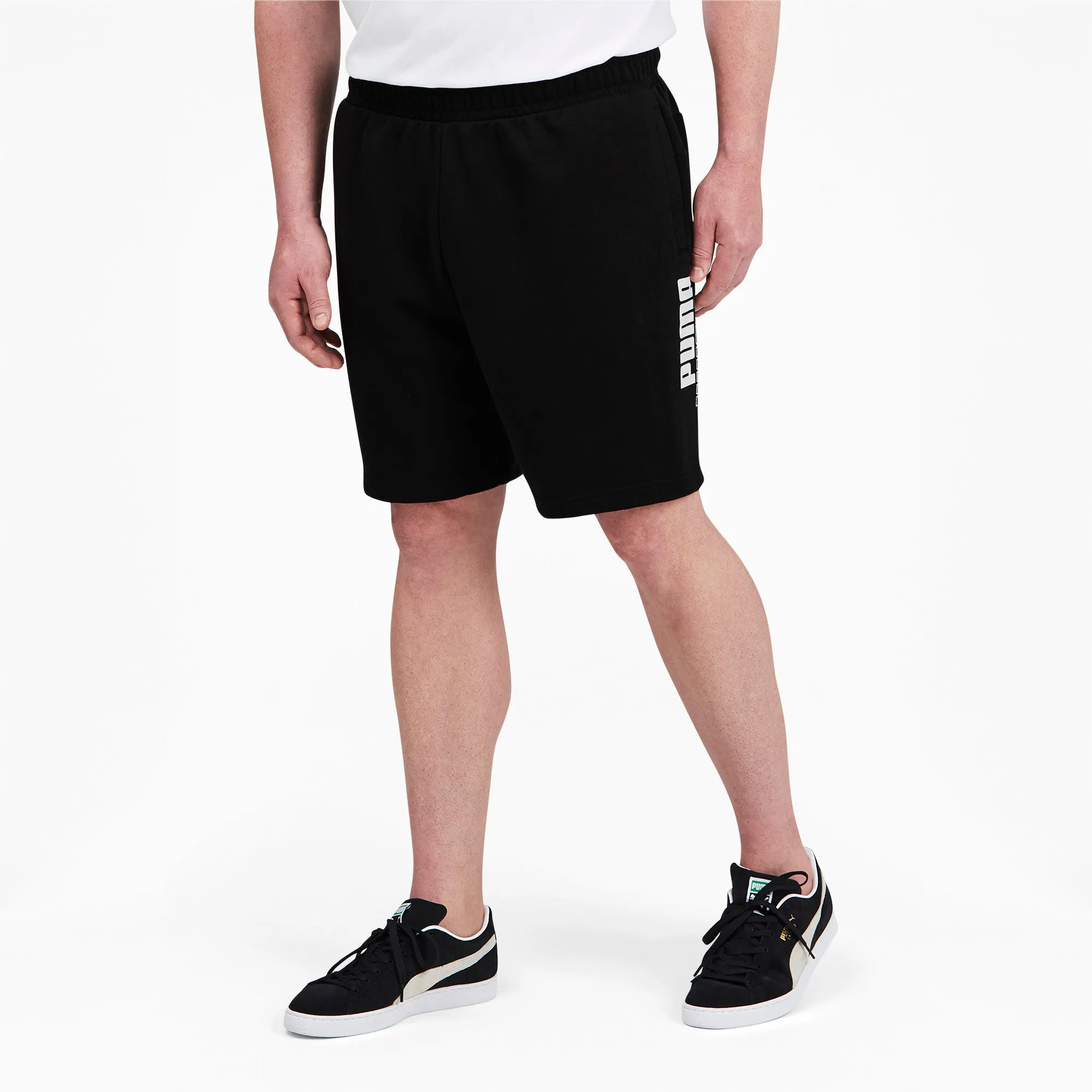 PUMA Men's POWER Logo 8" Training Shorts Big & Tall