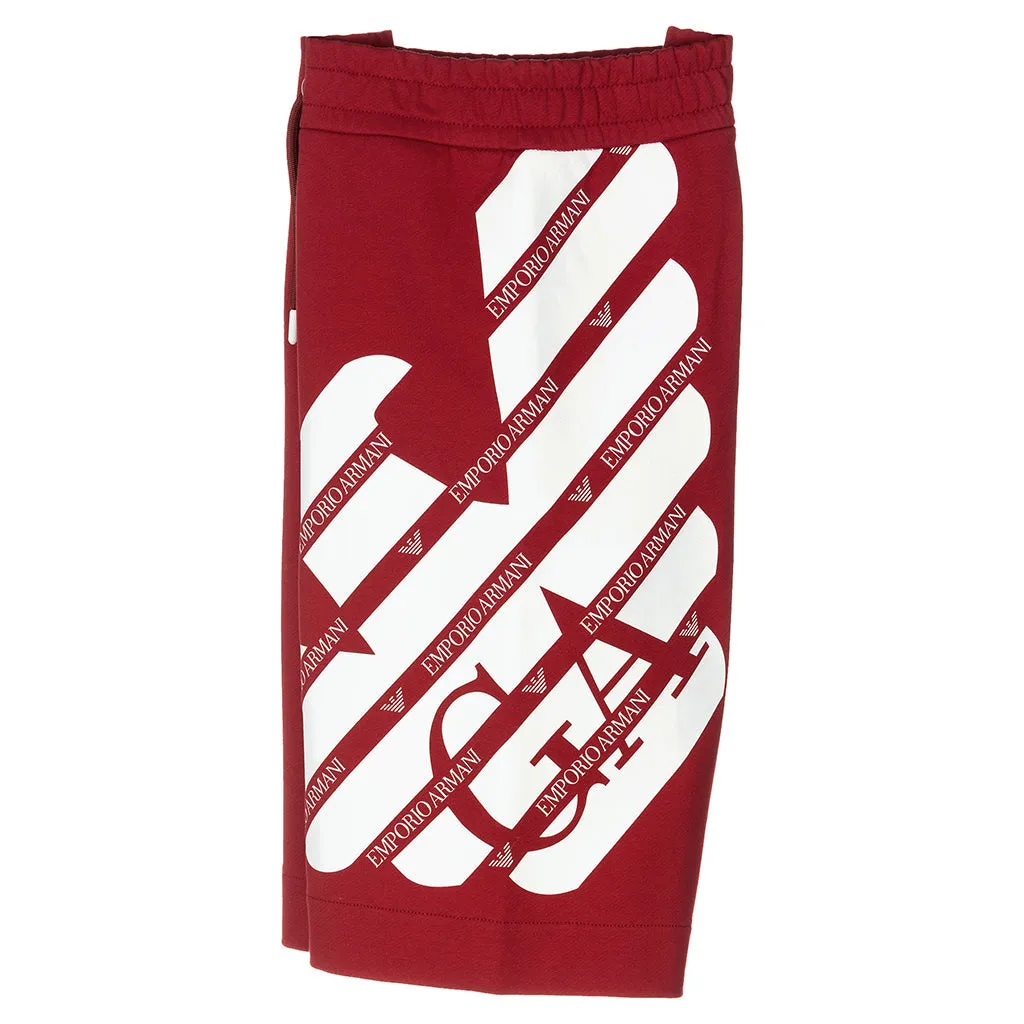 Red Logo Shorts