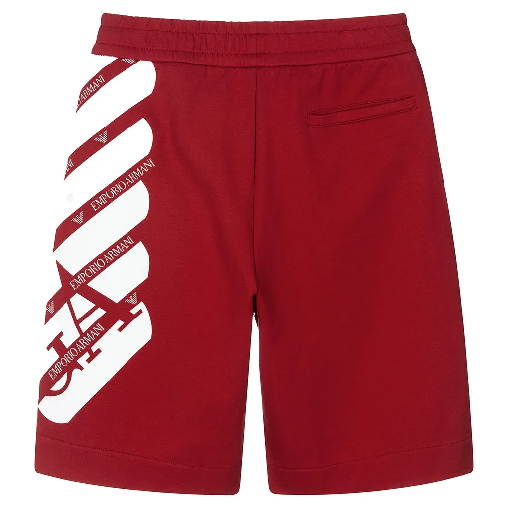 Red Logo Shorts