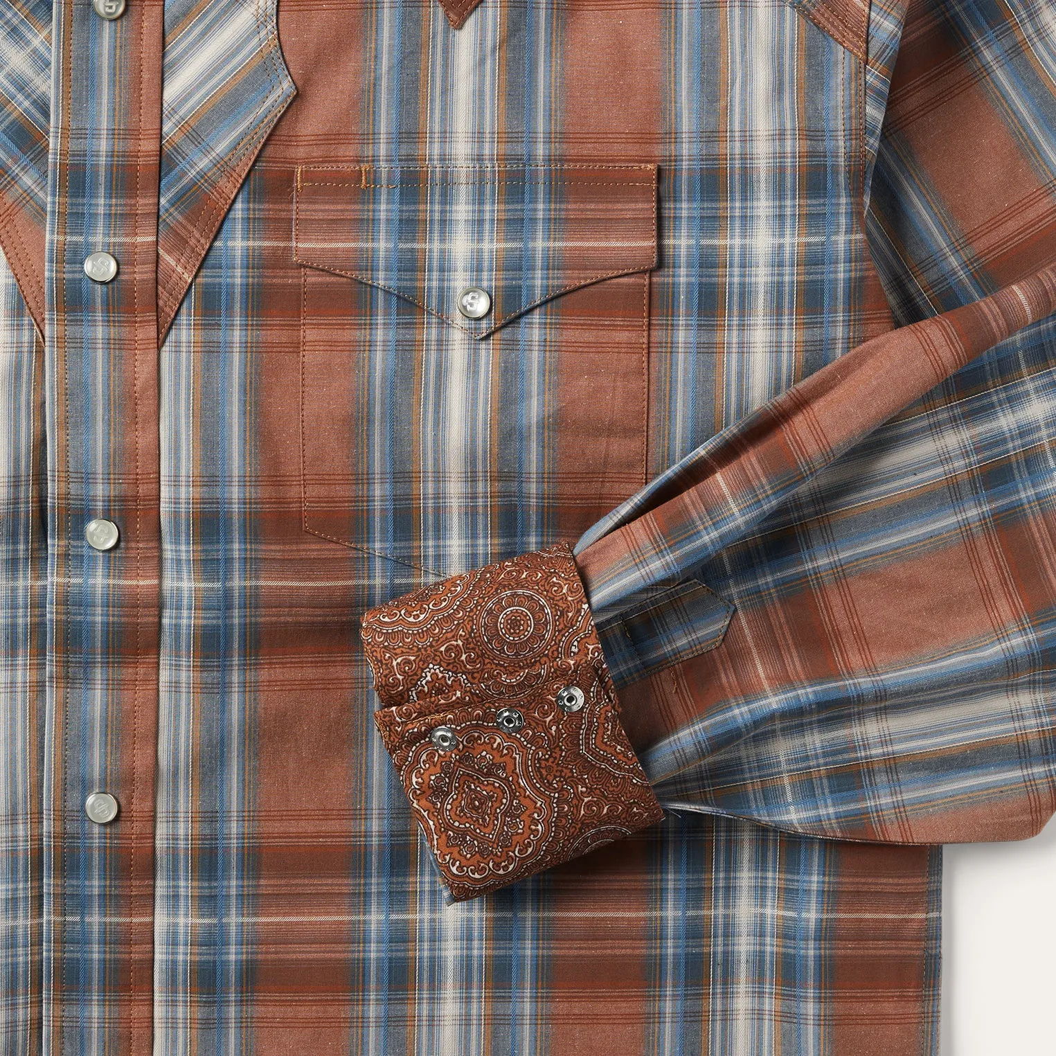 Rustic Plaid Western Shirt -STETSON
