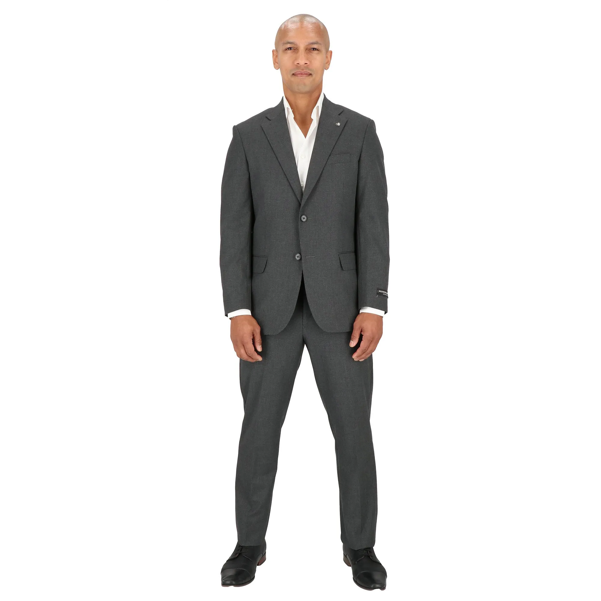Scotch & Soda Mens Charcoal/Navy Suit