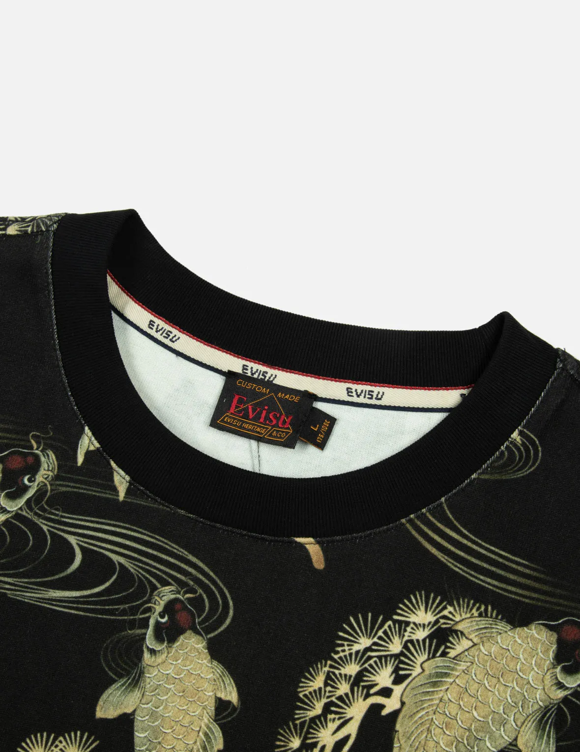 SPRING/ SUMMER COLLECTION 2025 Allover Carp and Seagull Print Relax Fit T-shirt