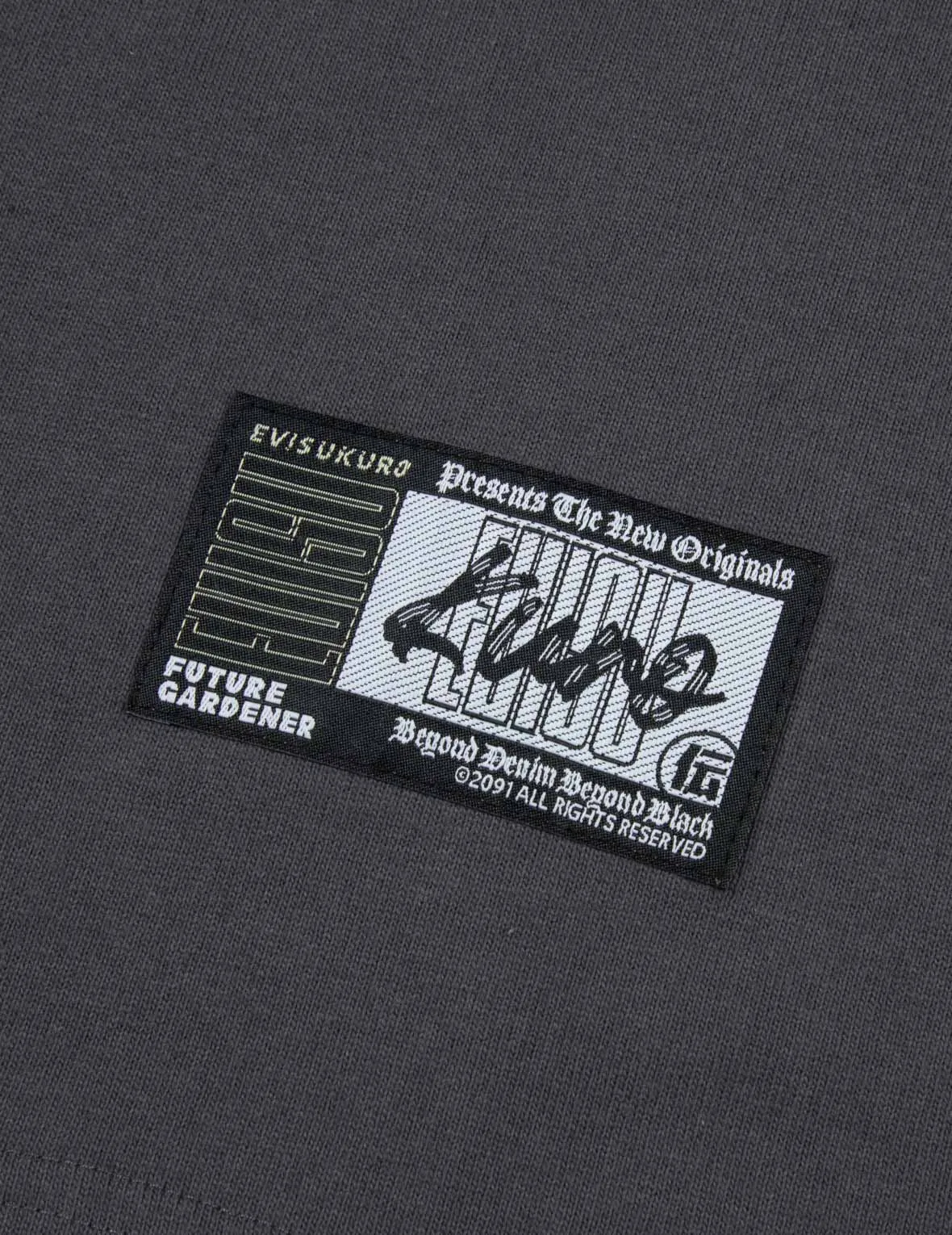 SPRING/ SUMMER COLLECTION 2025 Allover EVISUKURO Print and Embroidery Loose Fit T-Shirt