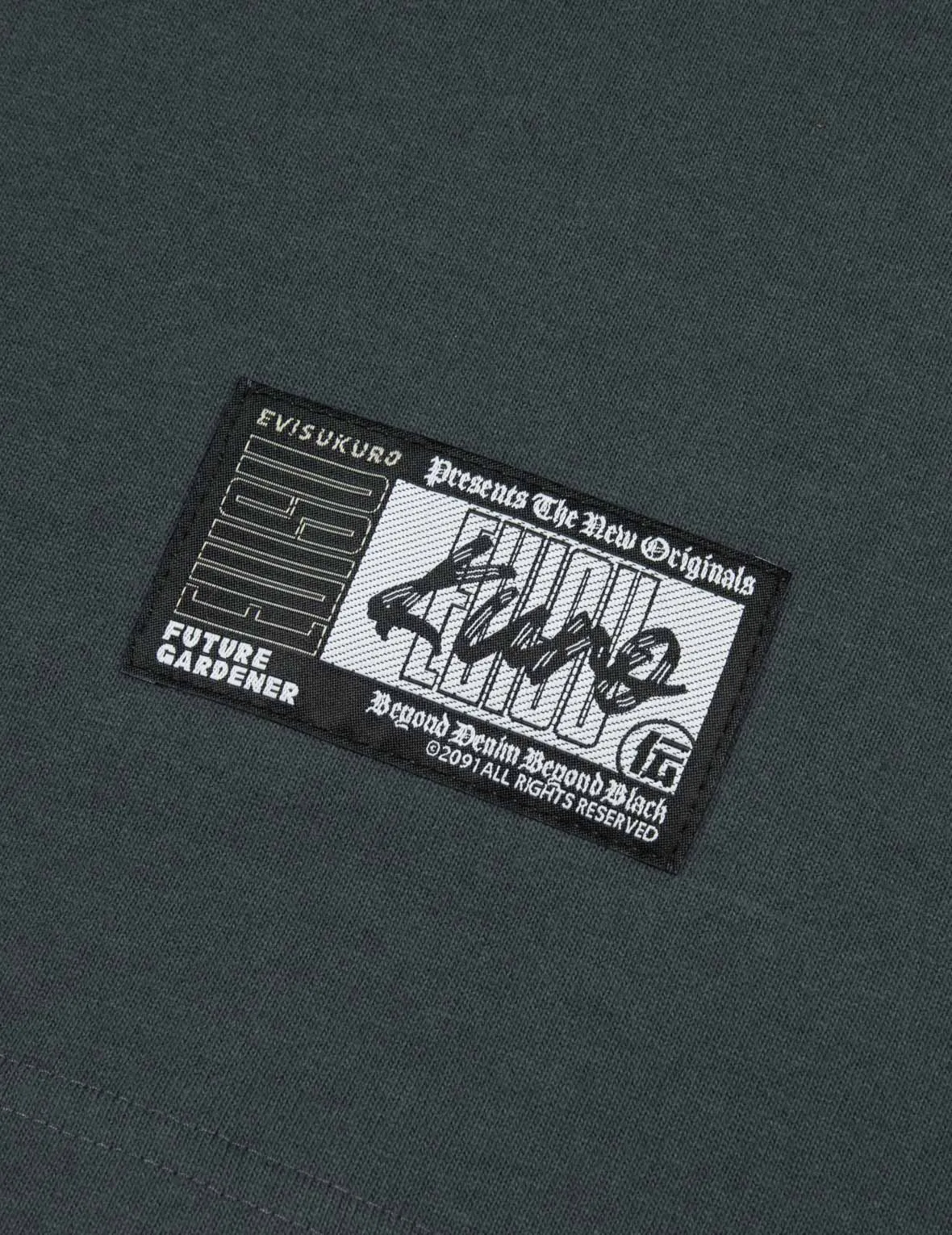 SPRING/ SUMMER COLLECTION 2025 Allover EVISUKURO Print and Embroidery Loose Fit T-Shirt