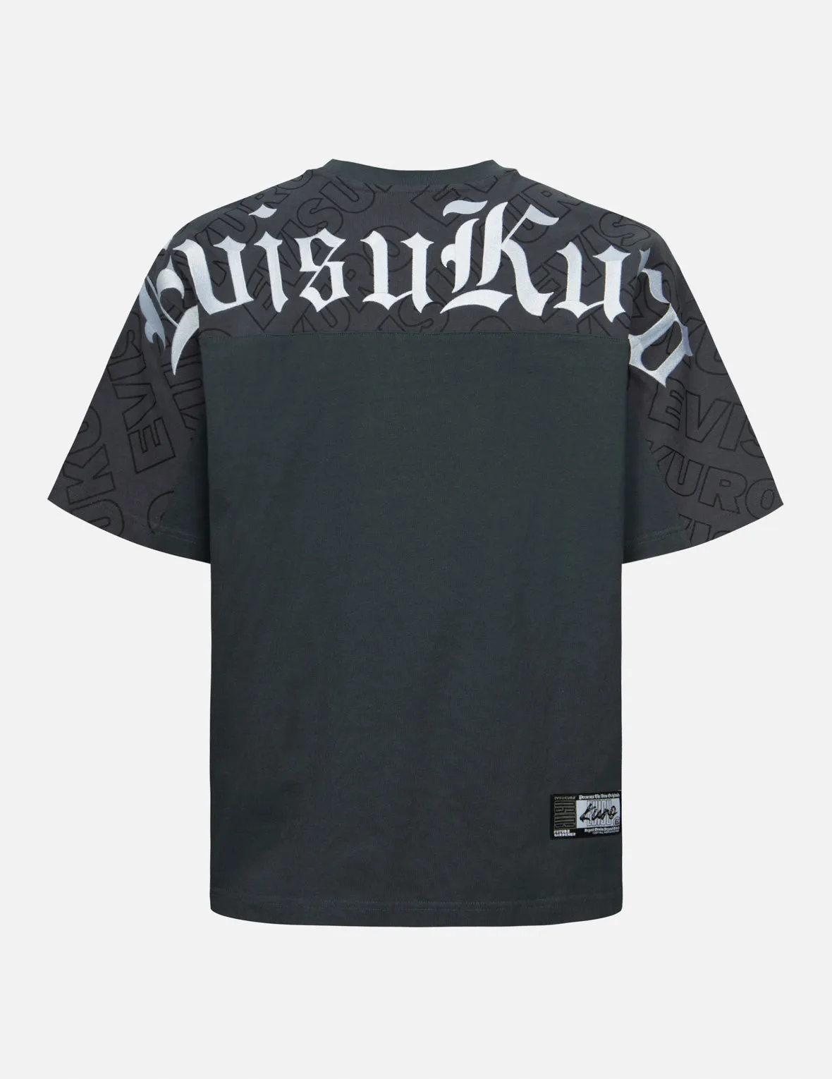 SPRING/ SUMMER COLLECTION 2025 Allover EVISUKURO Print and Embroidery Loose Fit T-Shirt