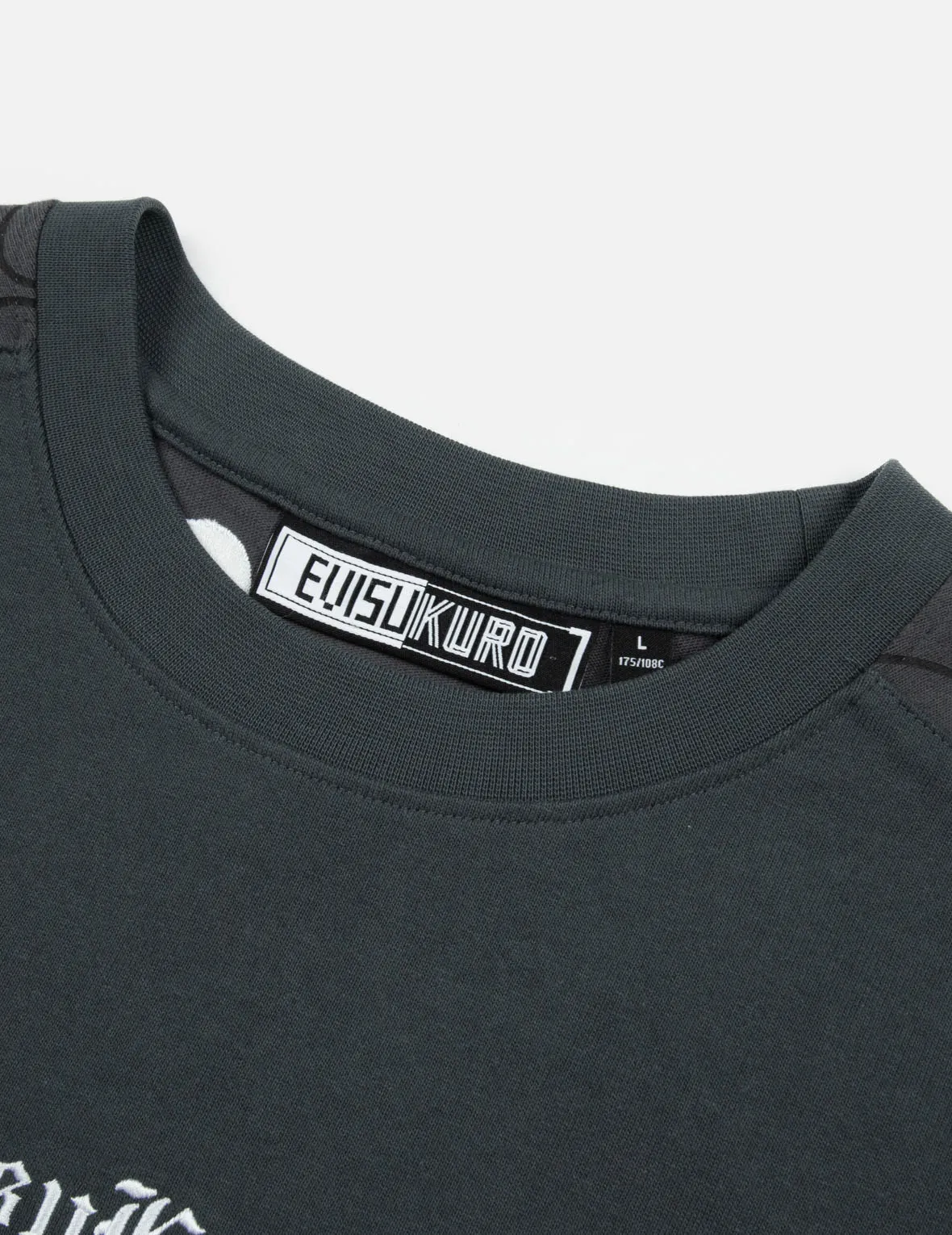 SPRING/ SUMMER COLLECTION 2025 Allover EVISUKURO Print and Embroidery Loose Fit T-Shirt