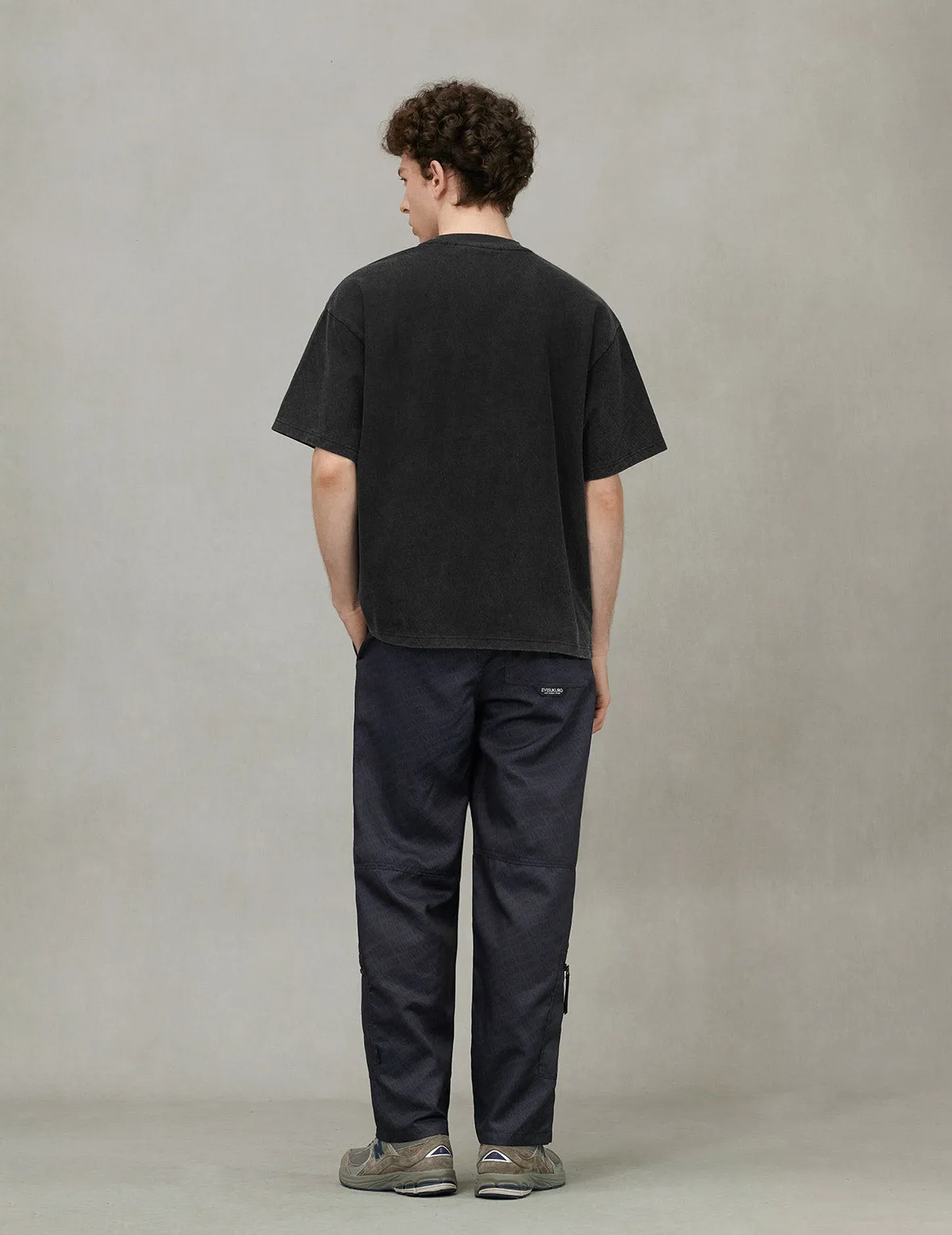 SPRING/ SUMMER COLLECTION 2025 Allover Logo Print Loose Fit T-shirt