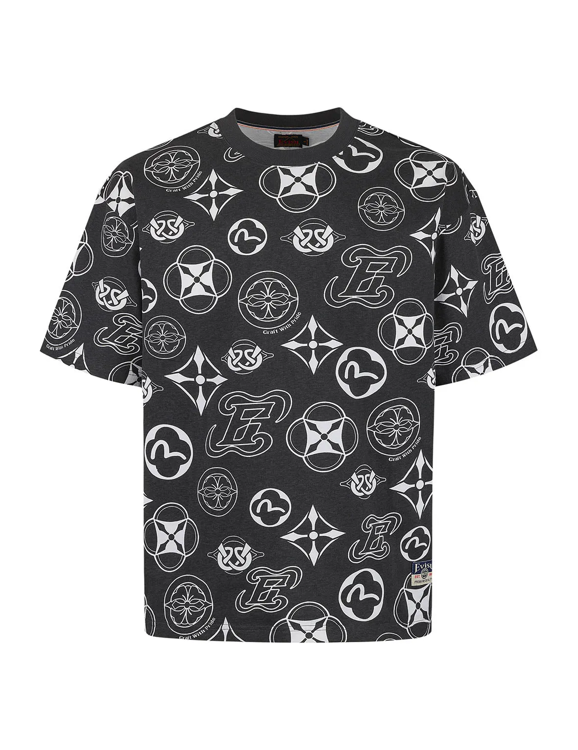 SPRING/ SUMMER COLLECTION 2025 Allover Multi-logo Print Loose Fit T-shirt