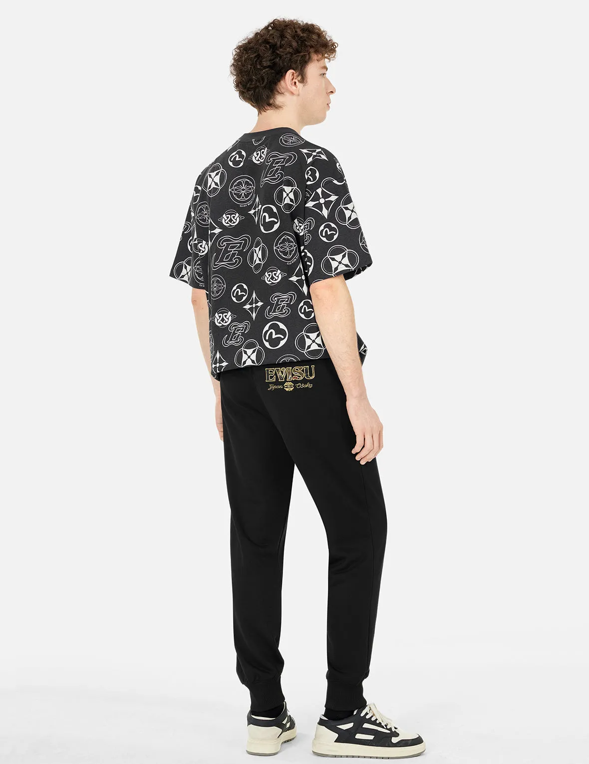 SPRING/ SUMMER COLLECTION 2025 Allover Multi-logo Print Loose Fit T-shirt