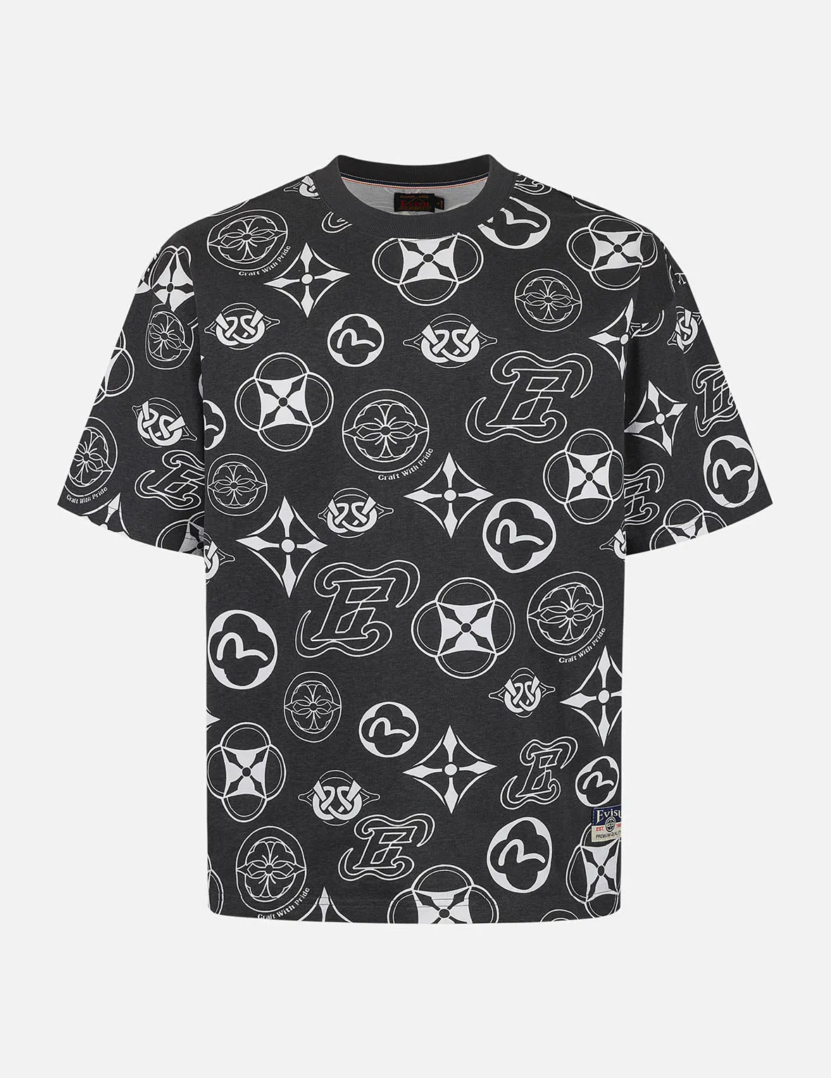 SPRING/ SUMMER COLLECTION 2025 Allover Multi-logo Print Loose Fit T-shirt