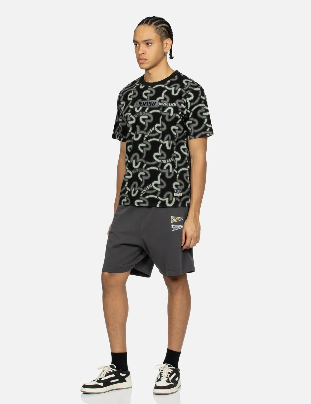 SPRING/ SUMMER COLLECTION 2025 Allover Overlapping Seagull Print Regular Fit T-Shirt