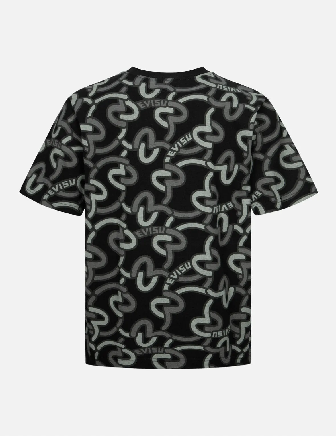SPRING/ SUMMER COLLECTION 2025 Allover Overlapping Seagull Print Regular Fit T-Shirt