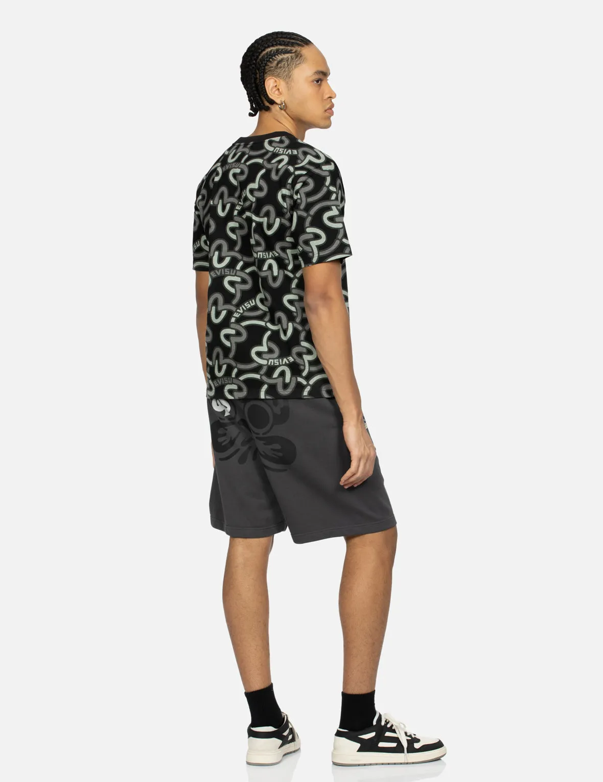 SPRING/ SUMMER COLLECTION 2025 Allover Overlapping Seagull Print Regular Fit T-Shirt