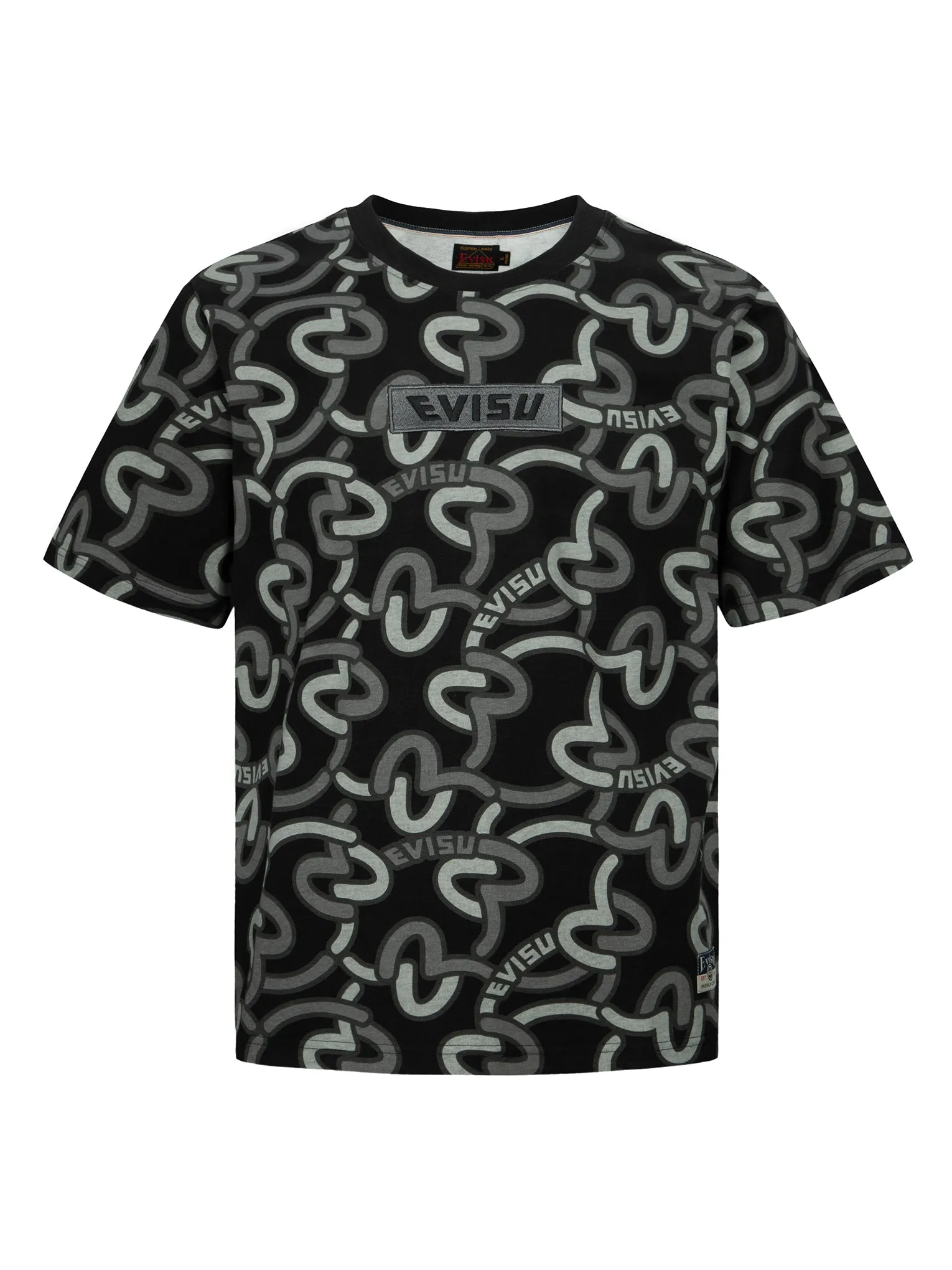 SPRING/ SUMMER COLLECTION 2025 Allover Overlapping Seagull Print Regular Fit T-Shirt